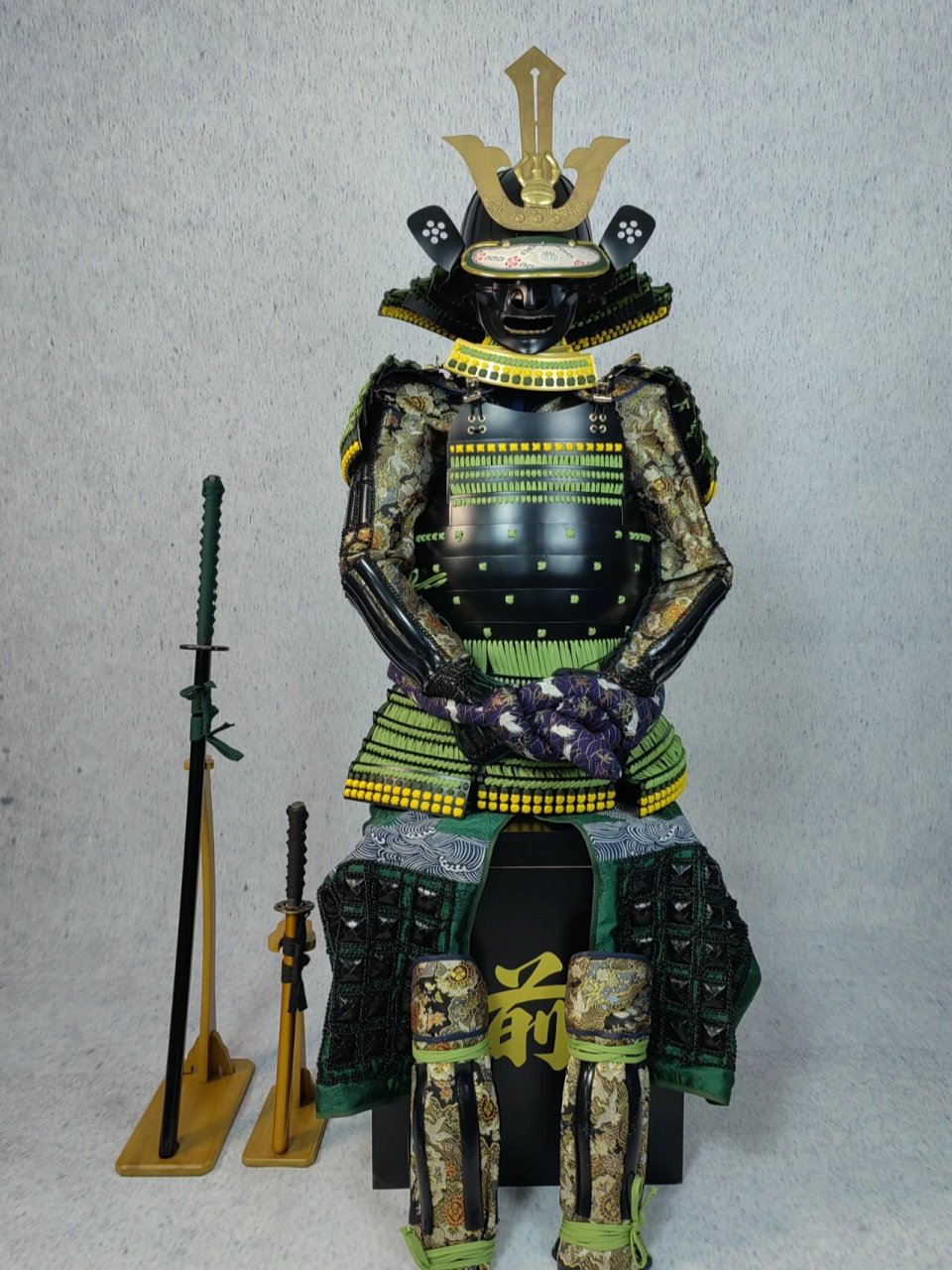 纯手工制作铁质锻造日本甲胄铠甲武士盔甲 幕府将军纯手工制作铁质