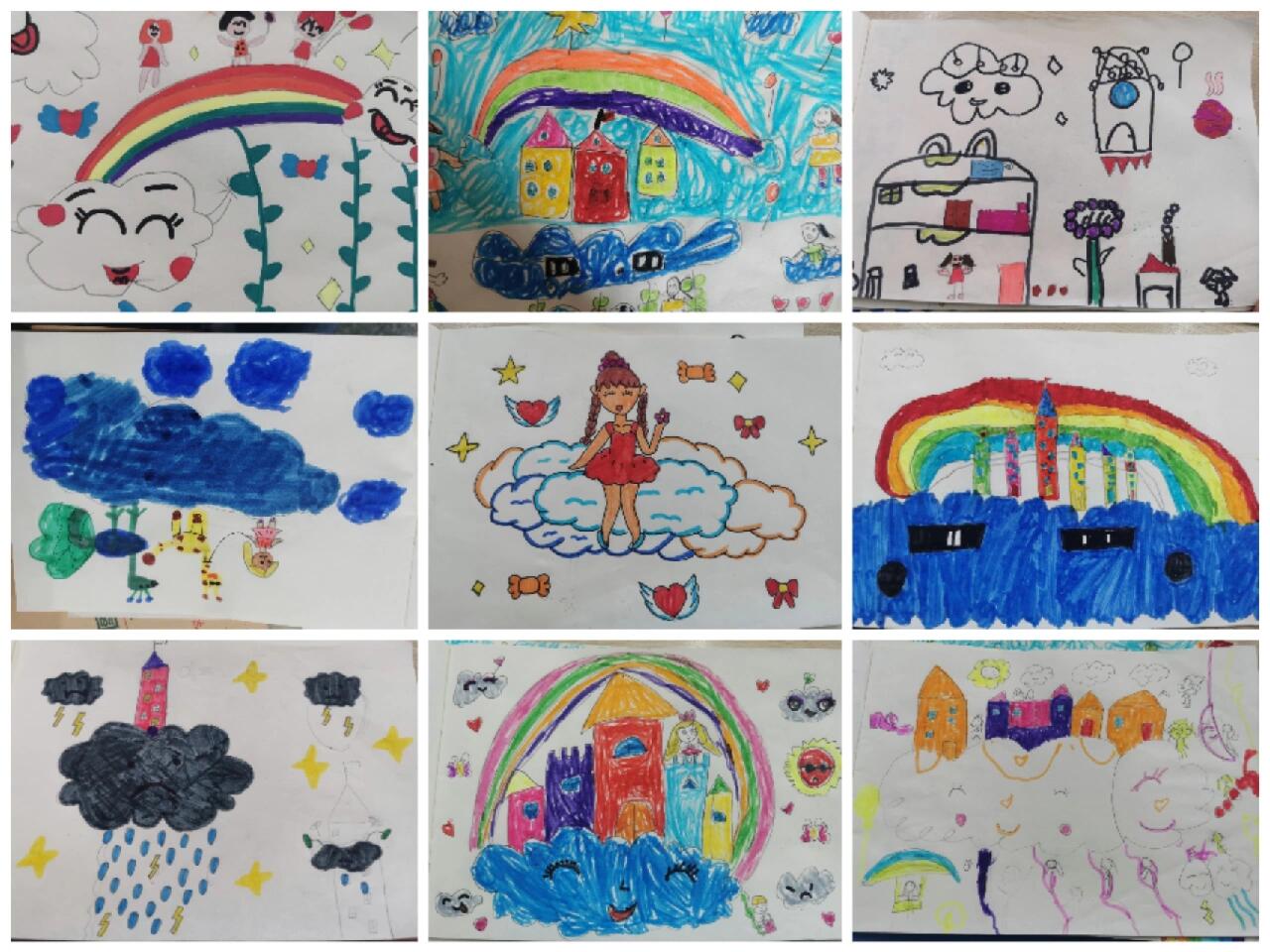 一年级下册美术湘美版《软绵绵的云》