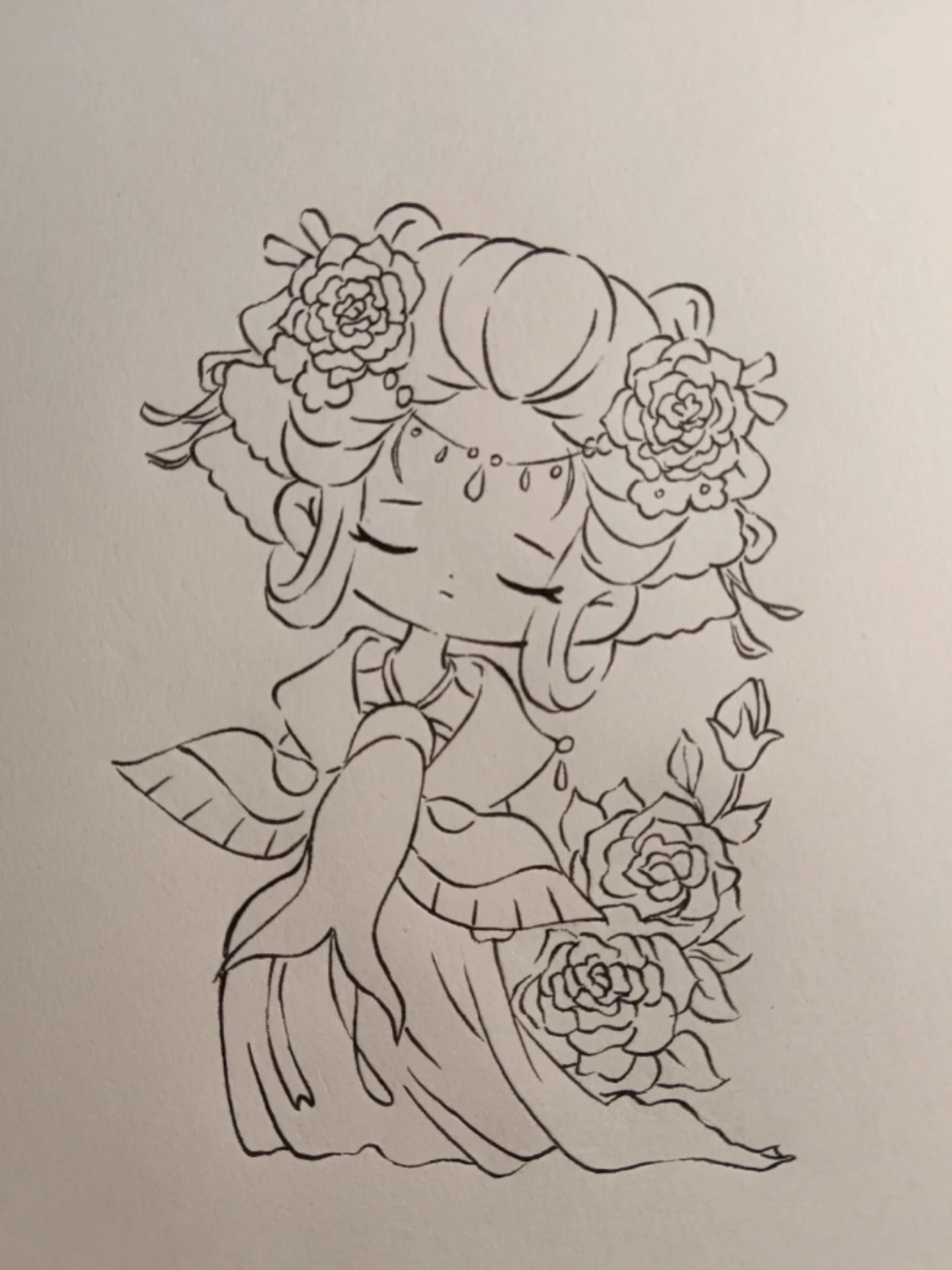 青丘之地传奇长  九尾狐舞影翩翩扬  云雾弥漫苍穹上