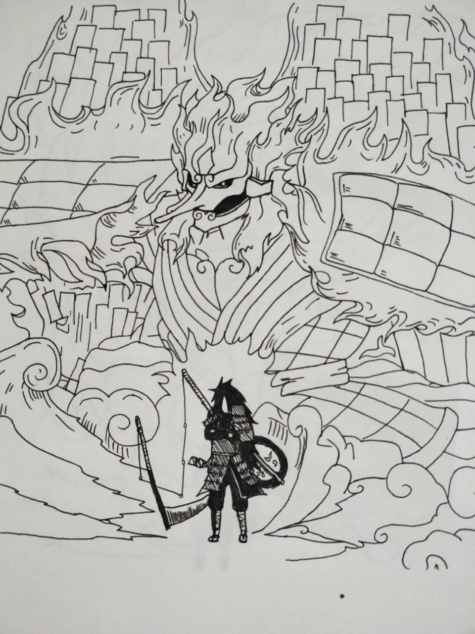 宇智波斑须佐能乎手绘