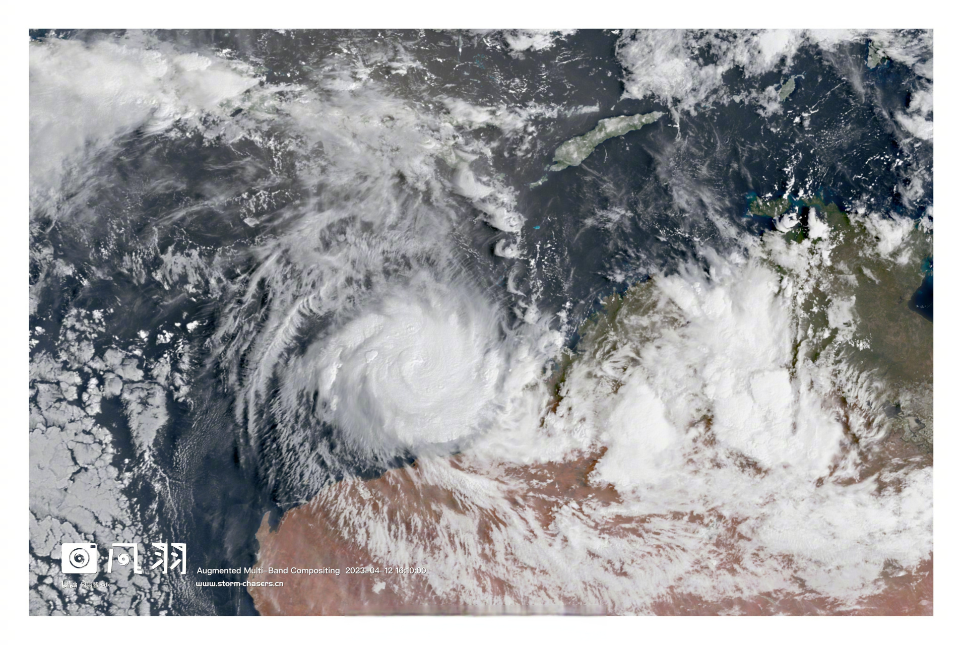 天气##气旋伊尔萨#这几天南半球热带气旋"伊尔萨"(ilsa)猛烈爆发