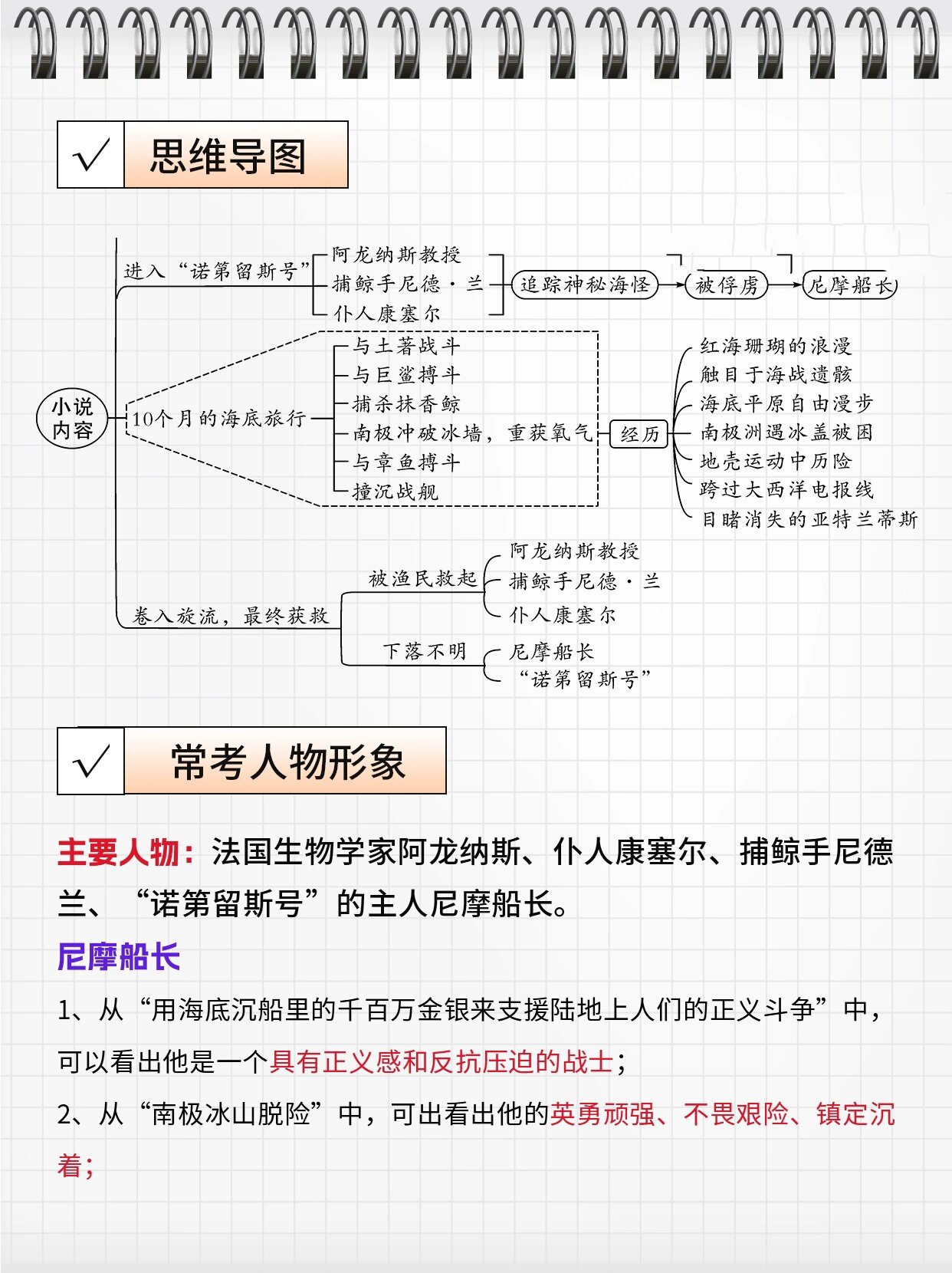 七下《海底两万里》知识点汇总73