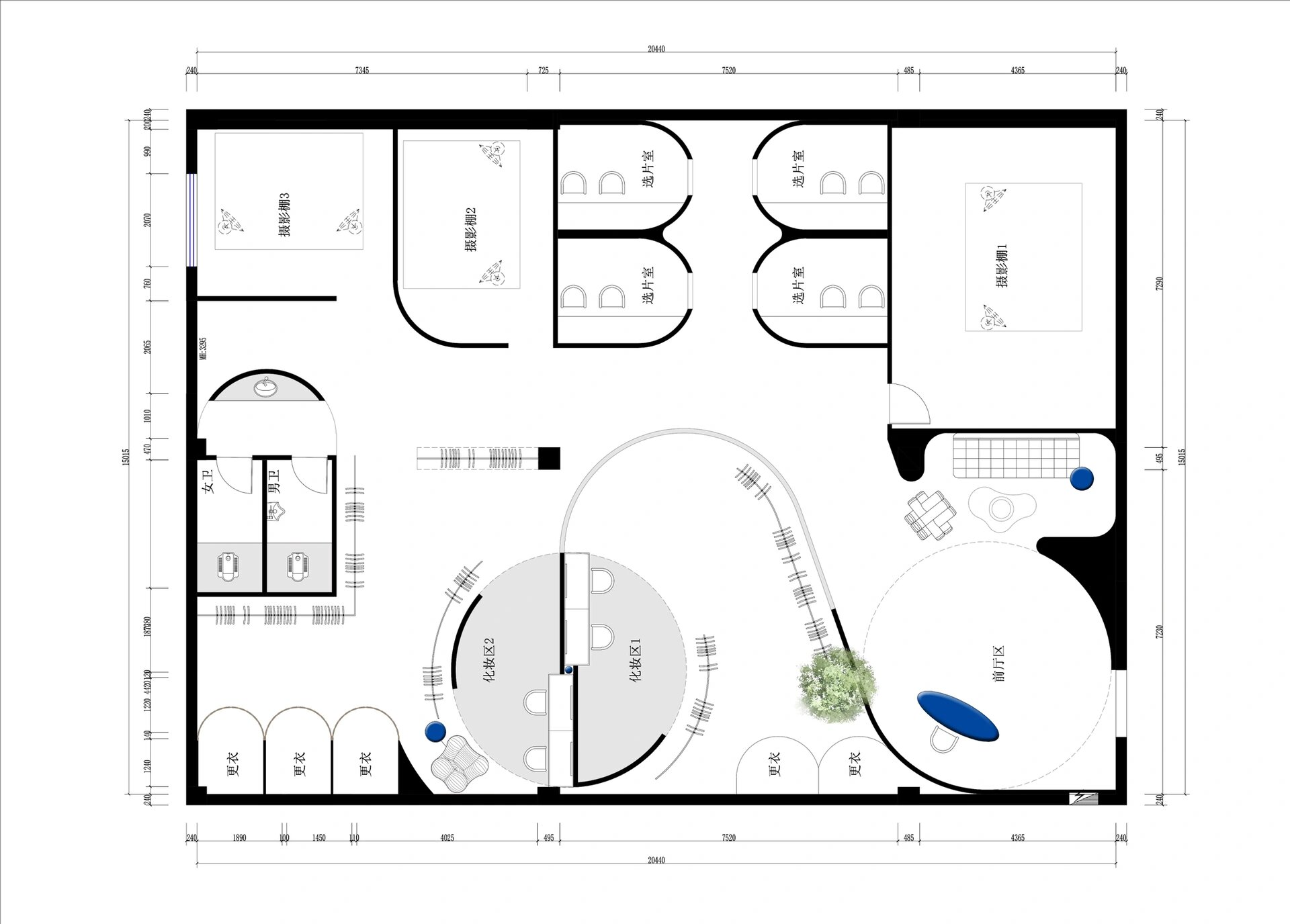 摄影美学空间平面方案