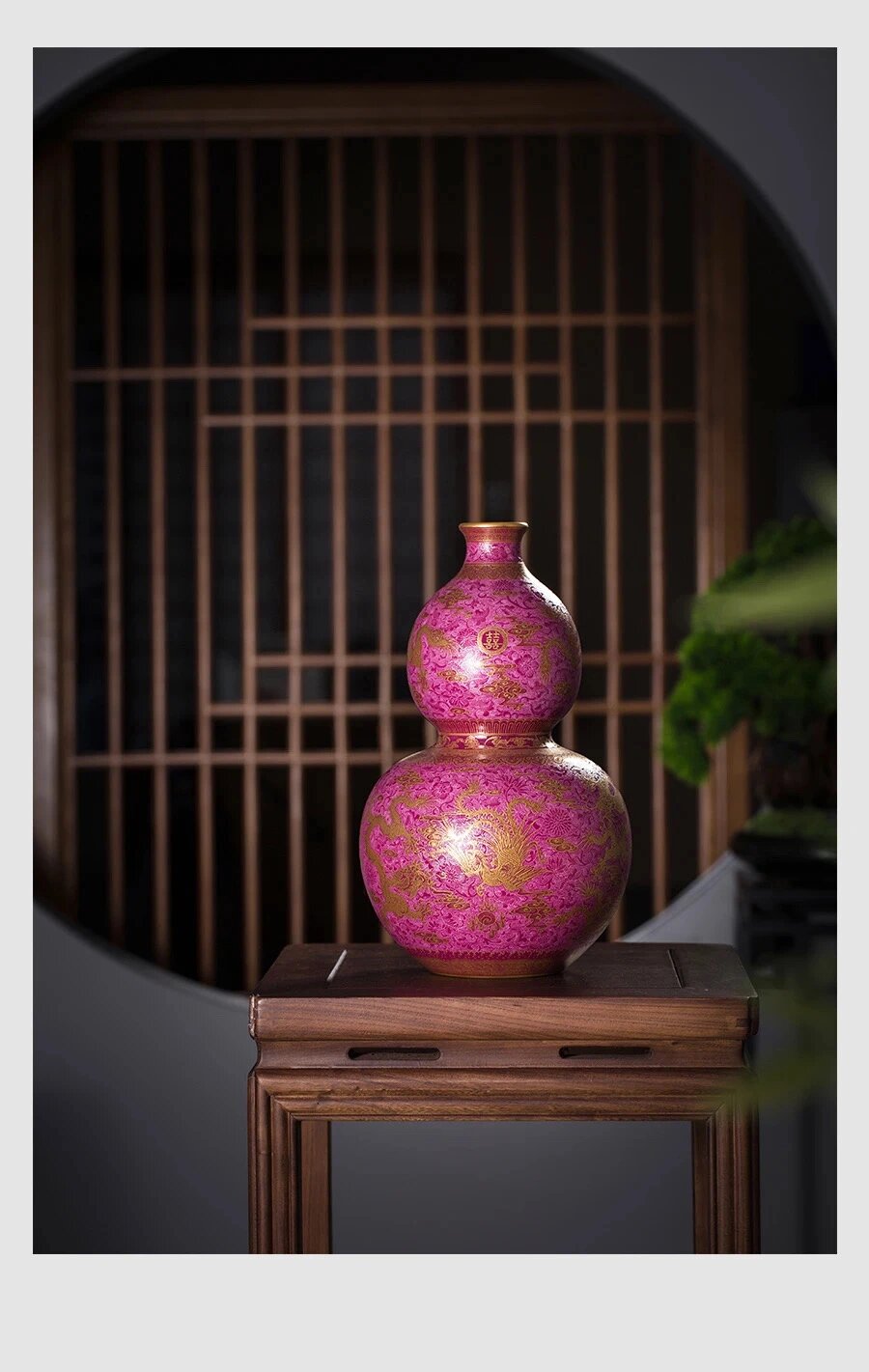 瓷器推荐丨景德镇丰瑶胭脂红釉瓷 92丰瑶胭脂红以景德镇优质高岭土