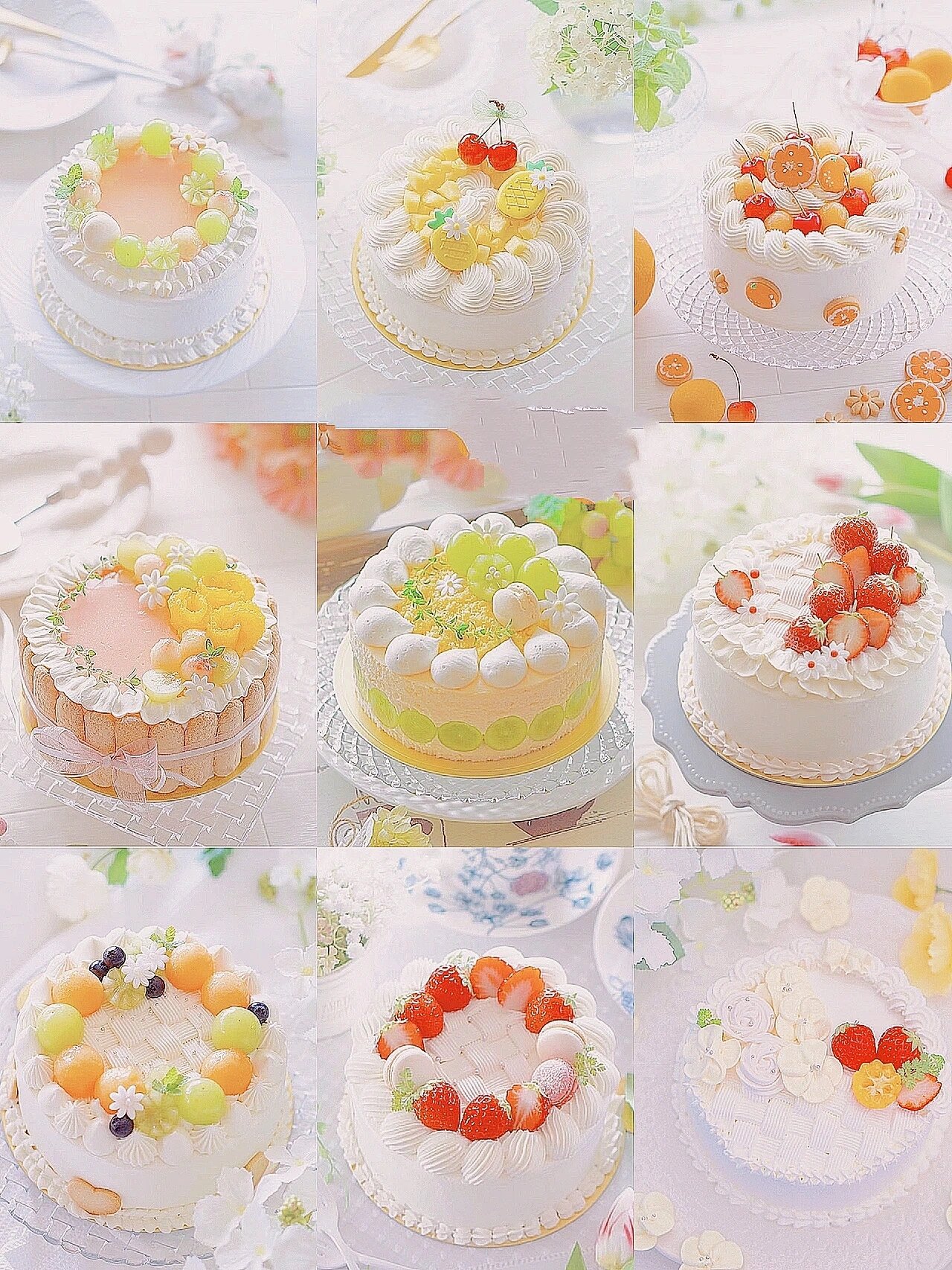 97ins风简约水果生日蛋糕|小清新|质感|天津