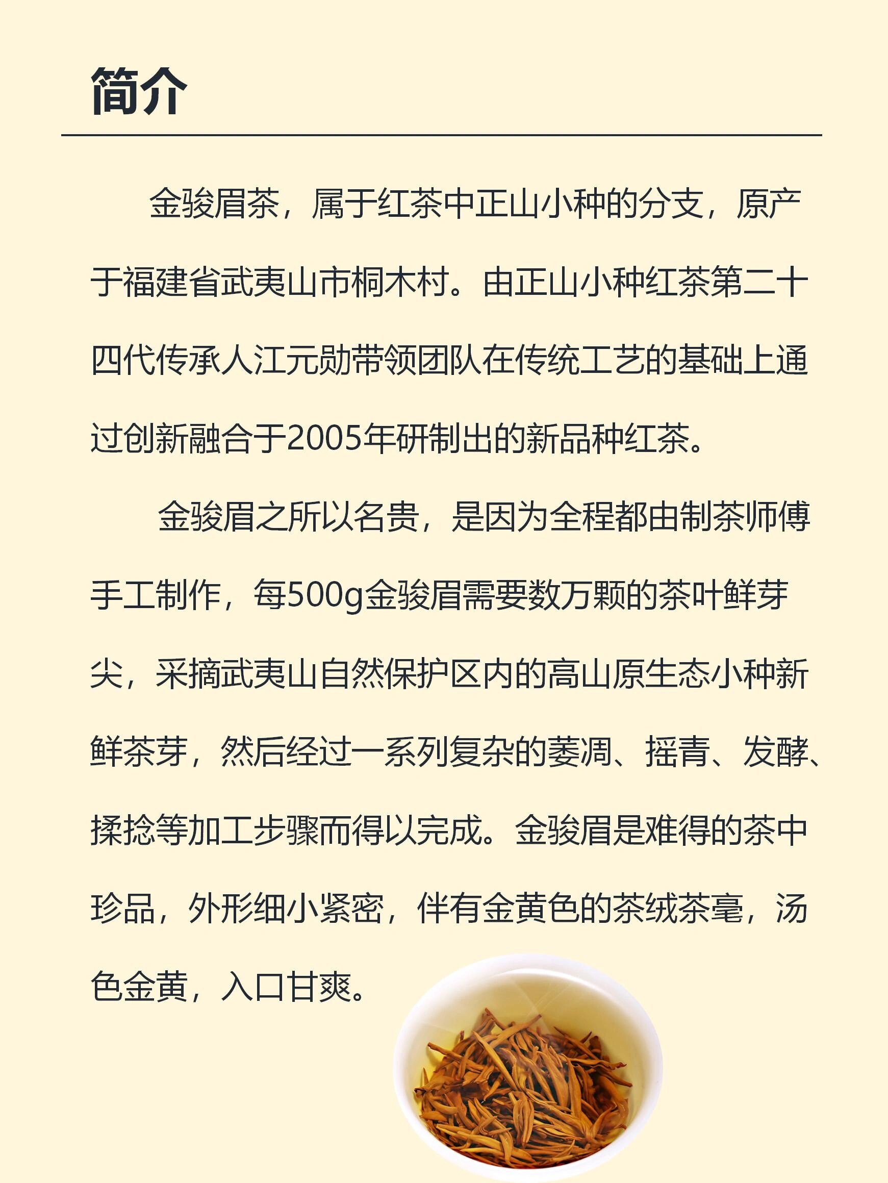 每天认识一款茶【金骏眉