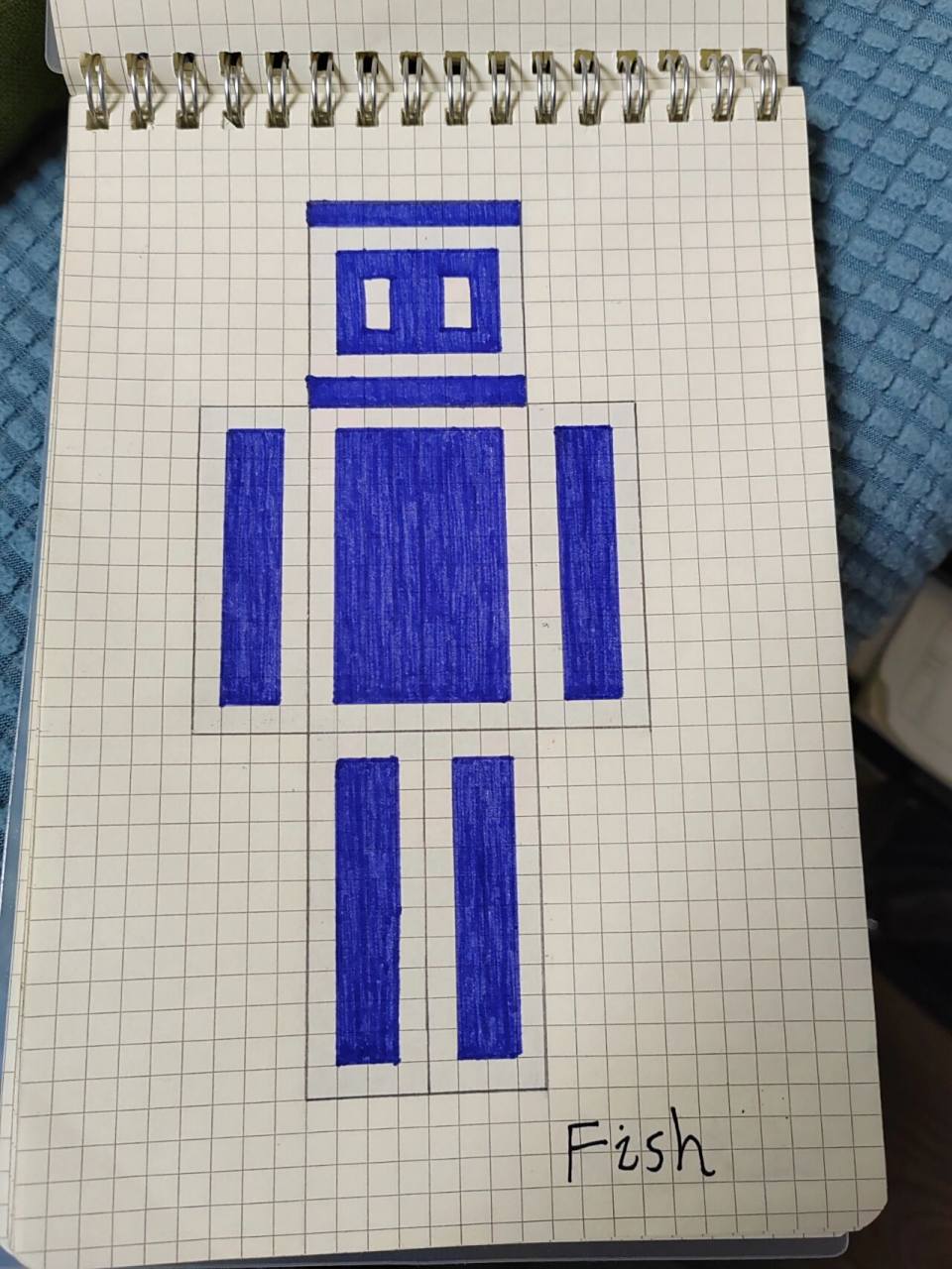 我的世界像素画 我的世界人物fish