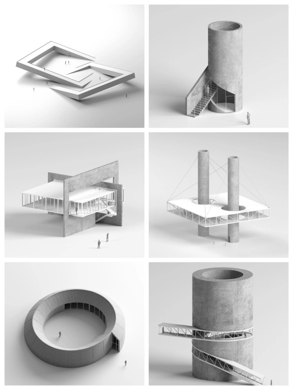 设计灵感|极具设计感的建筑概念模型96 今日分享十分具有设计感的