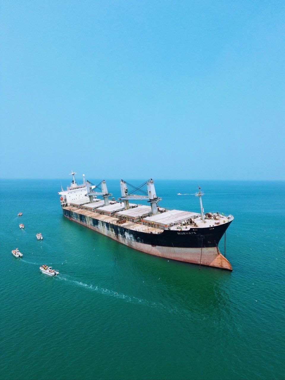 打卡布鲁维斯号邮轮0915 08布鲁维斯号,是巴拿马籍空载散货船