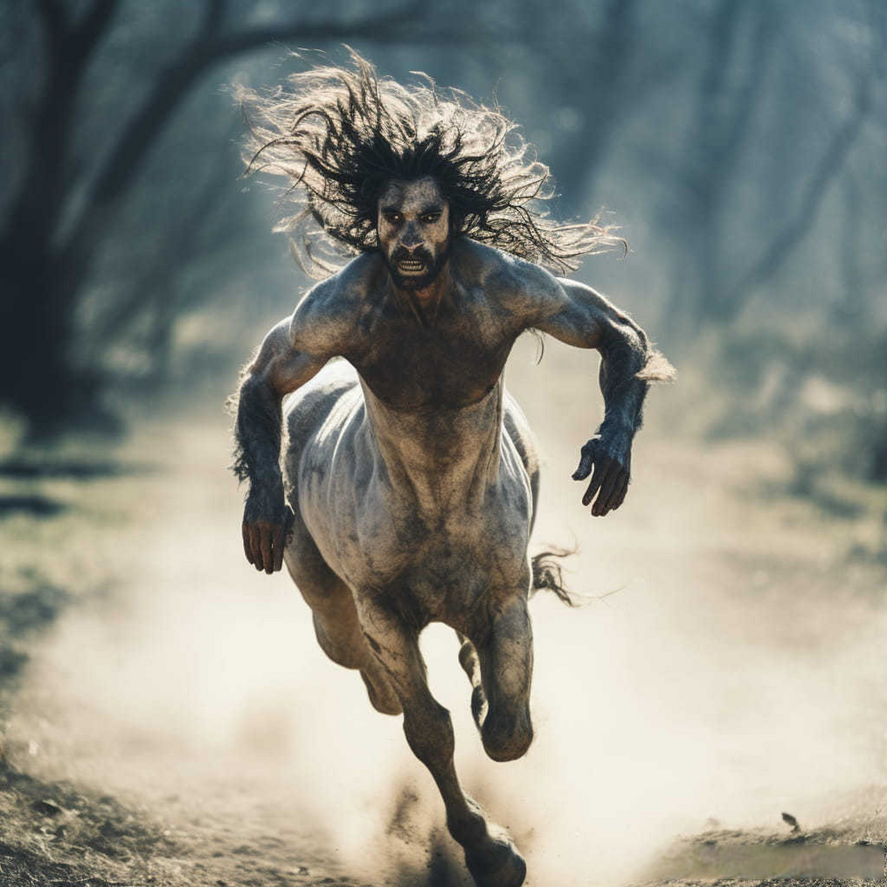 mj ai:半人马兽,作者deus ex machina