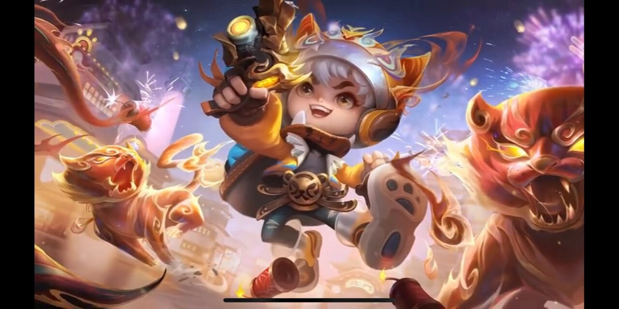 王者荣耀 虎年限定皮肤 鲁班传说限定 鲁班七号-寅虎 61瑞焰 传说