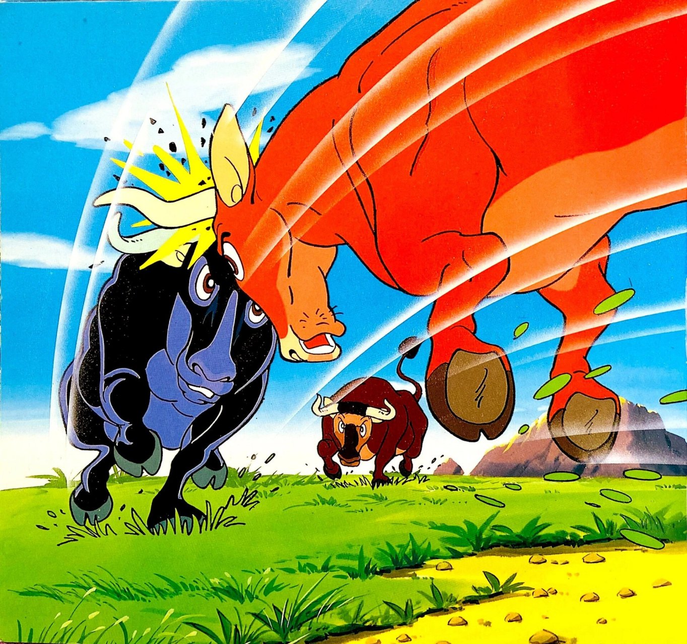 平田昭吾80系列《三只公牛与狮子》 笔记出处: 好孩子和妈妈的动画