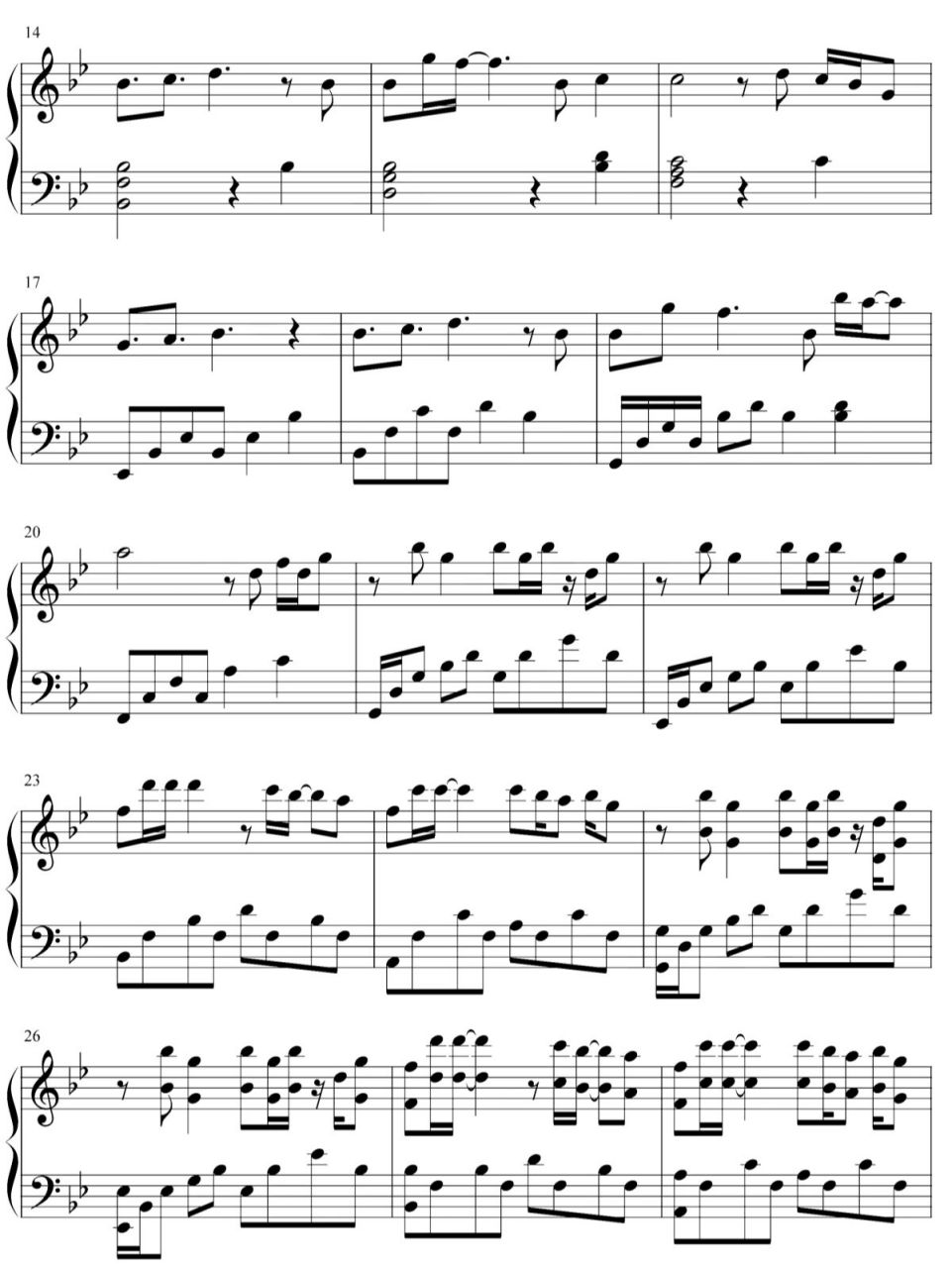 破茧钢琴谱(无删减) 破茧钢琴谱(无删减)