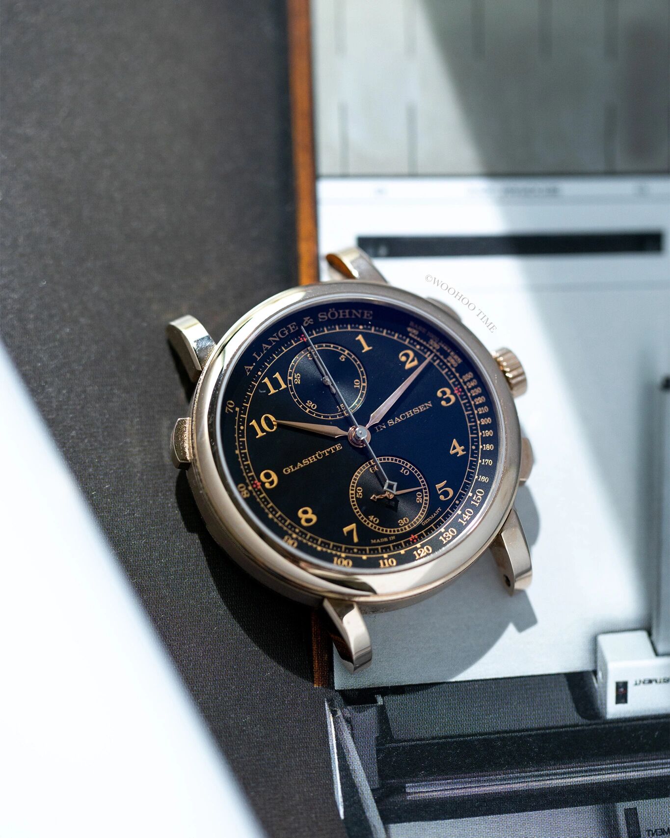 怀表气质 哥特风格 限量百枚朗格1815蜂蜜金