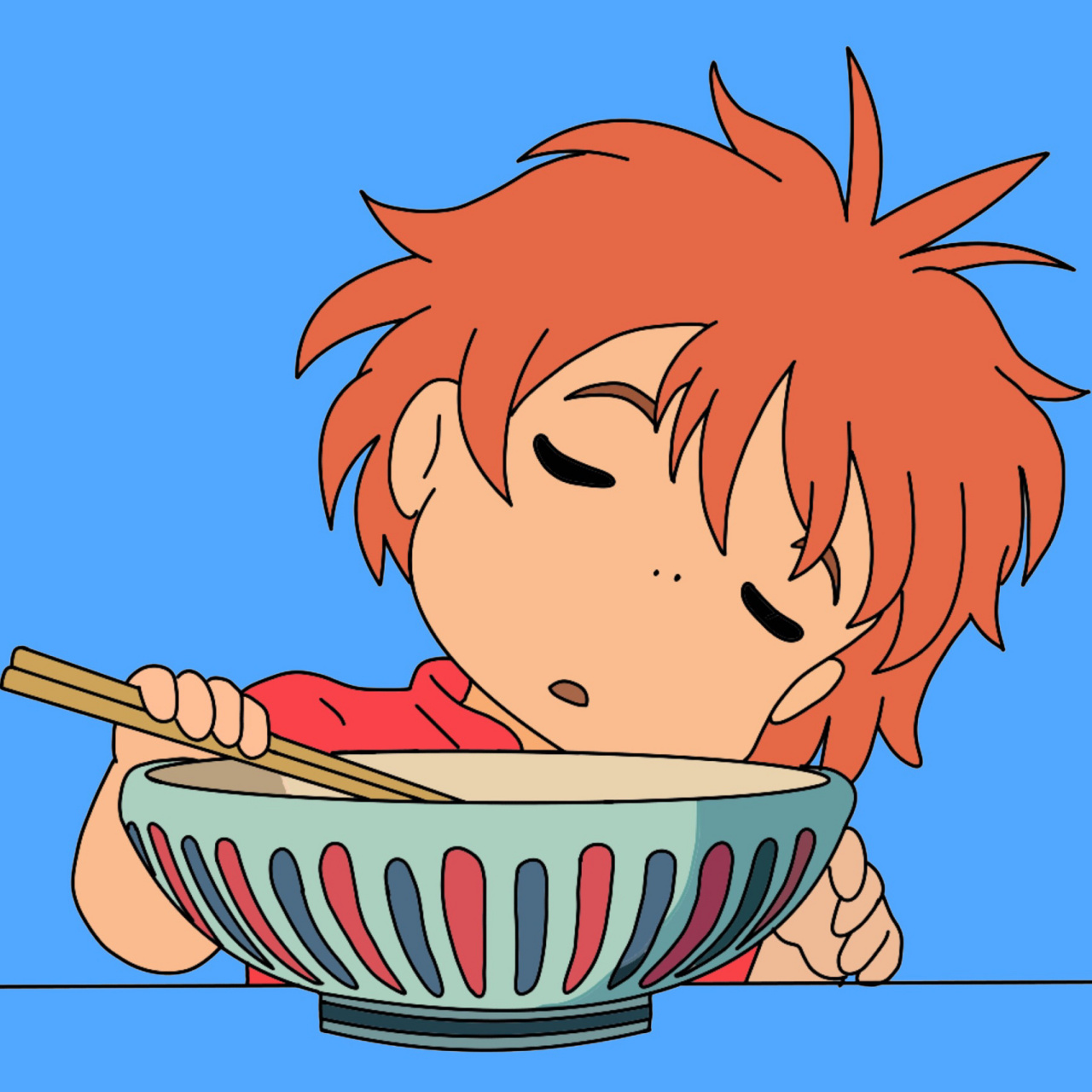 悬崖上的金鱼姬|情侣头像|情侣壁纸 波妞波妞 宗介宗介 有人喜欢嘛