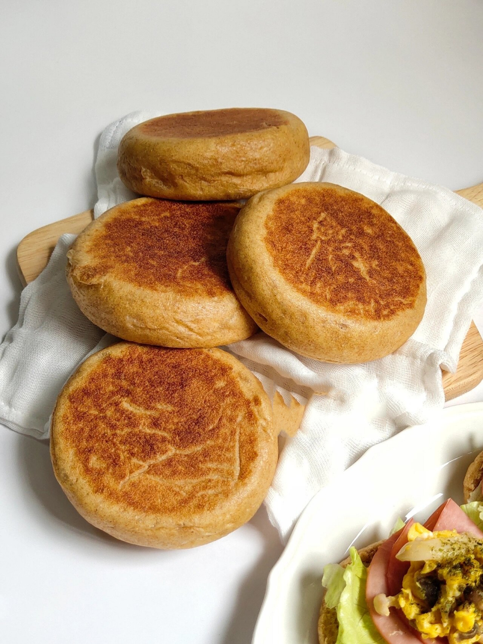 无烤箱·平底锅英式麦芬92做法太简单6015 99996993