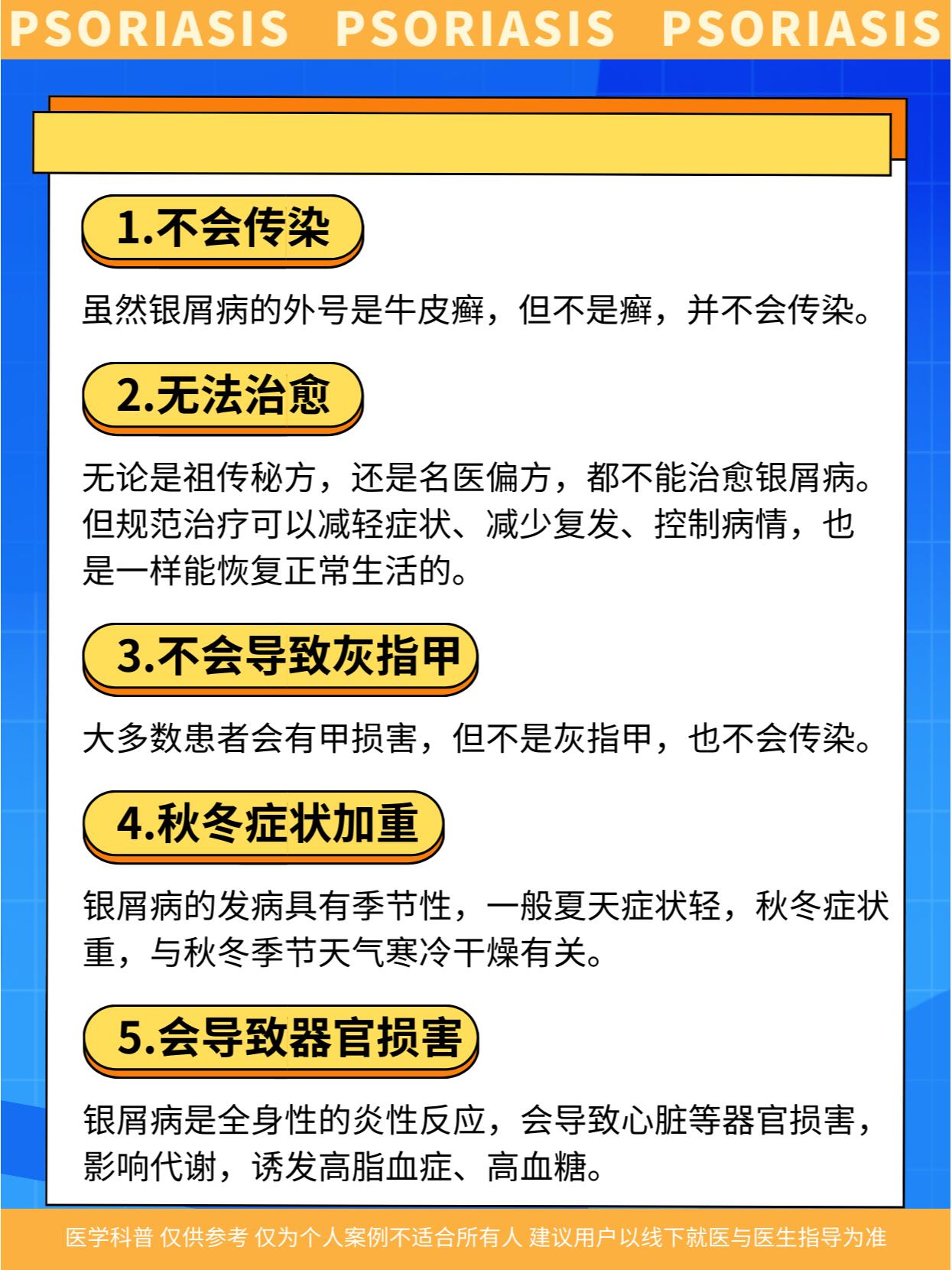 不会传染 关于银屑病的5个真相