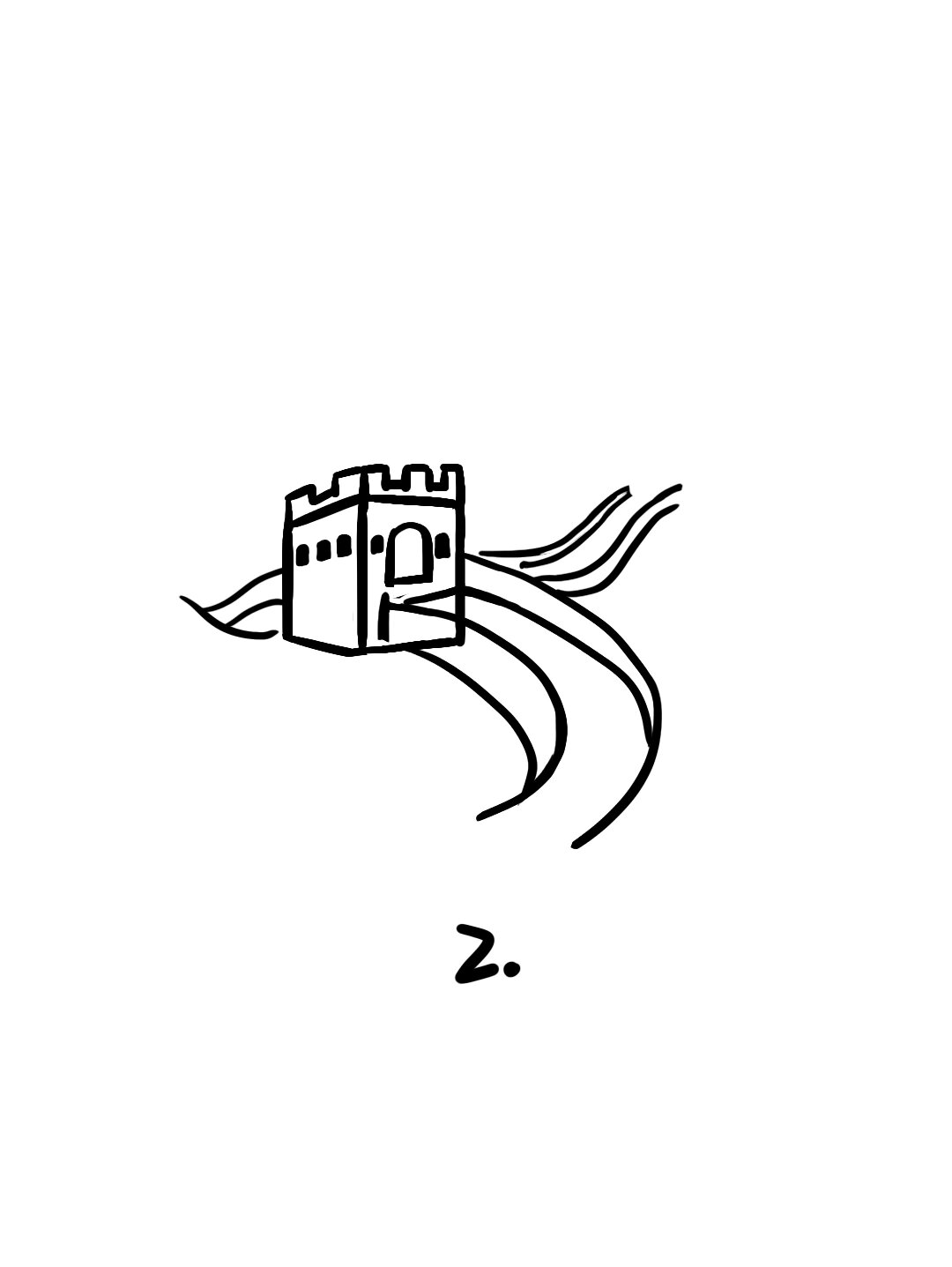地标建筑简笔画教程36 长城(the great wall),又称万里长城,是中国