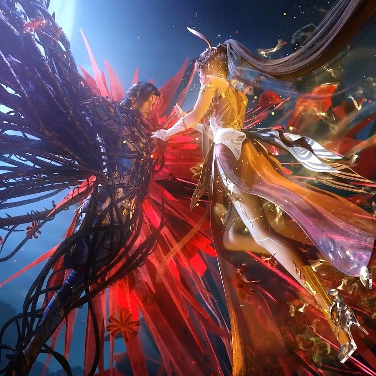 斗罗大陆动漫头像/小舞献祭/三舞绝美爱情 兄弟姐妹们 我一整个哭死