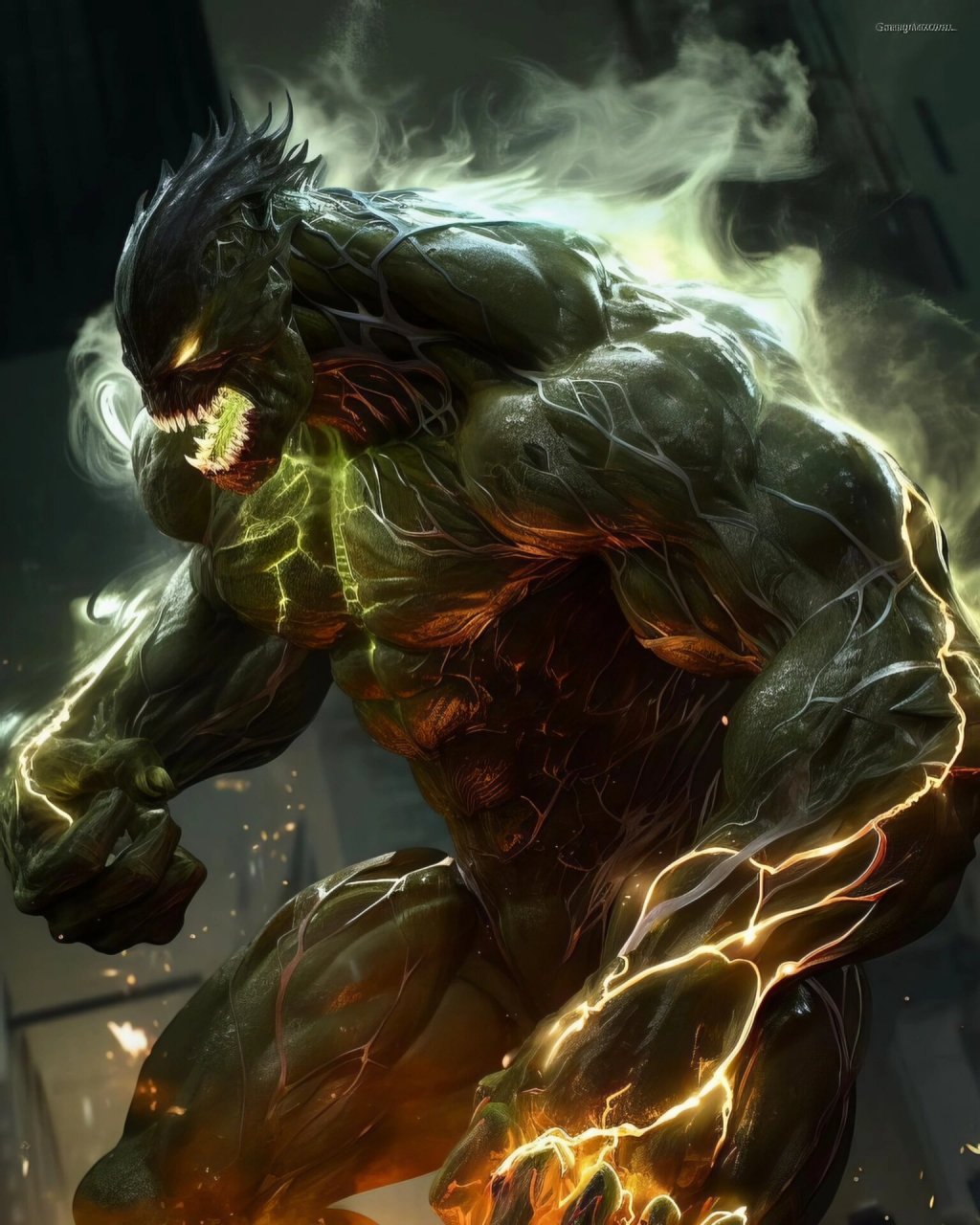 ai绿巨人被毒液附身