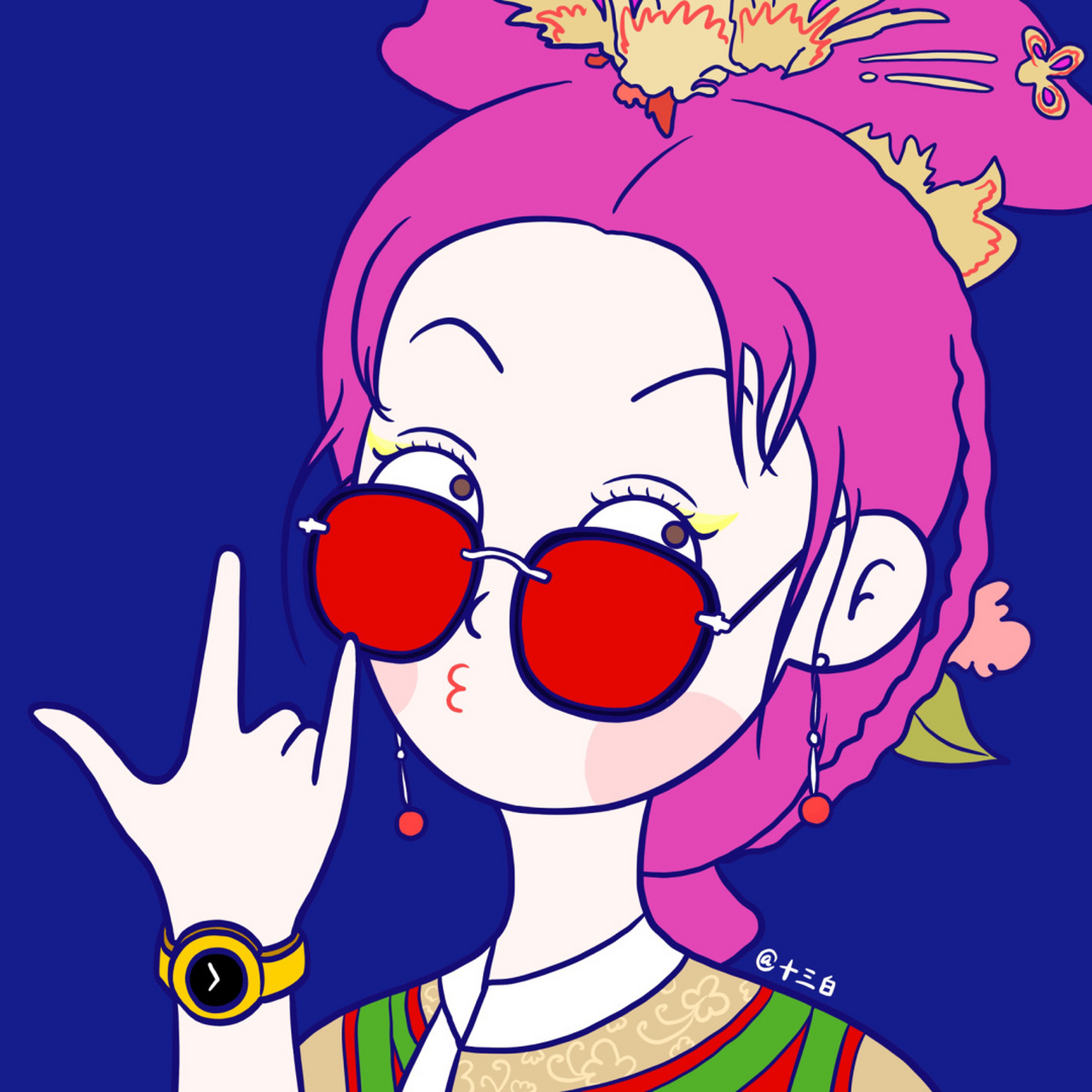 鹿鼎记陈小春版7个老婆韦小宝皇上头像插画 《鹿鼎记》陈小春版:七个