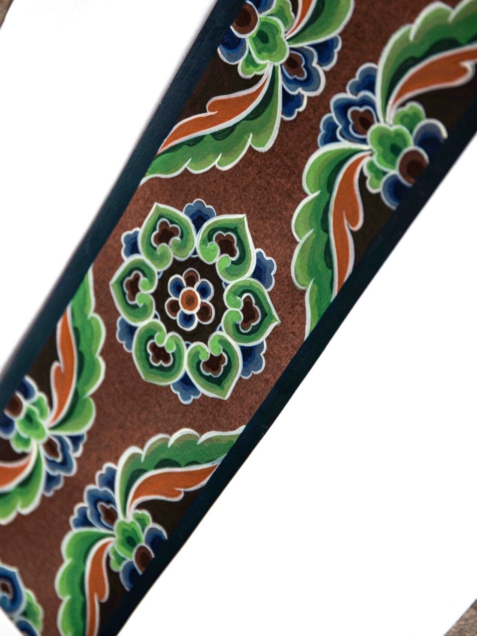 二方连续图案丨传统纹样丨水粉手绘丨服装 二方连续图案作业