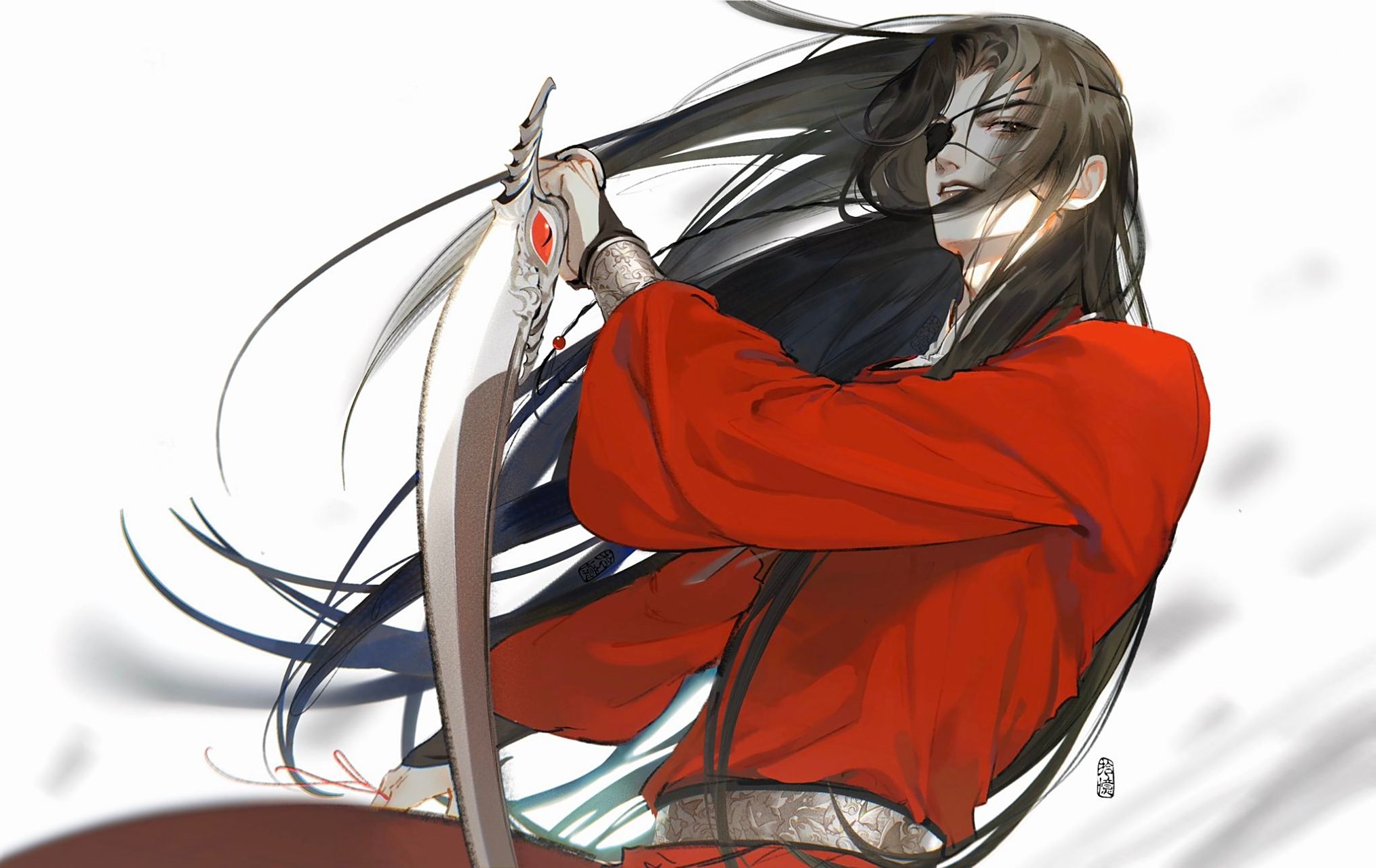 dm腐漫#  血雨探花,弯刀厄命,花城主好帅[舔屏] cr:拾忆eleven