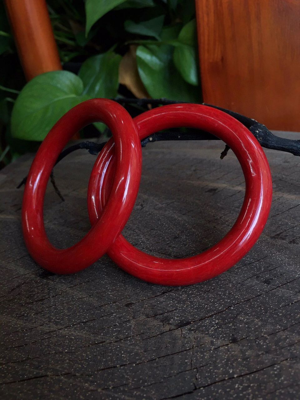 红珊瑚 手镯 年底了 你需要这一抹红