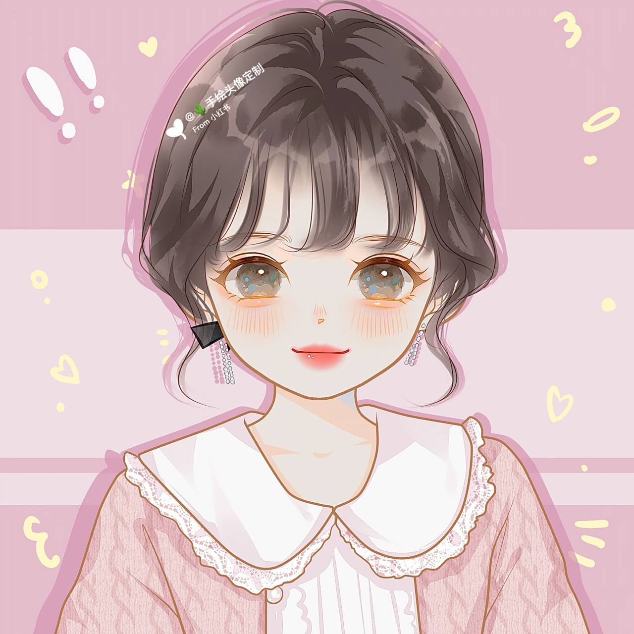 超好看的动漫q版女生头像/一整个温柔住了 生活奇奇怪怪,你要可可爱爱