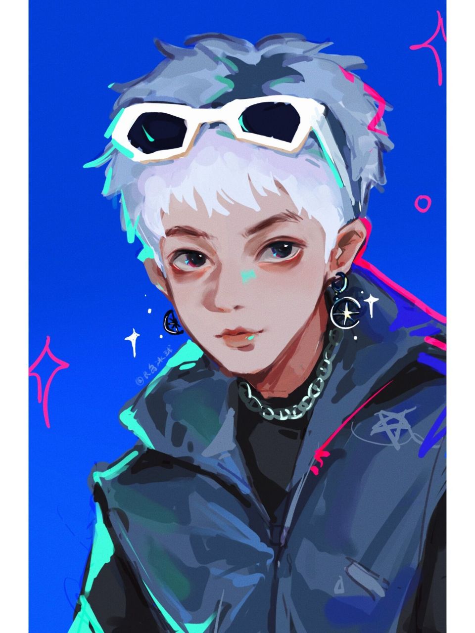 tizzyt 谢锐韬同款耳环啊啊啊超好看苦茶子帅飞咯