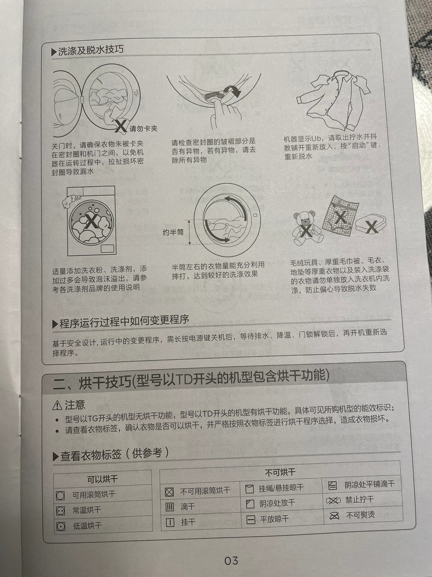 小天鹅洗衣机按键教程图片