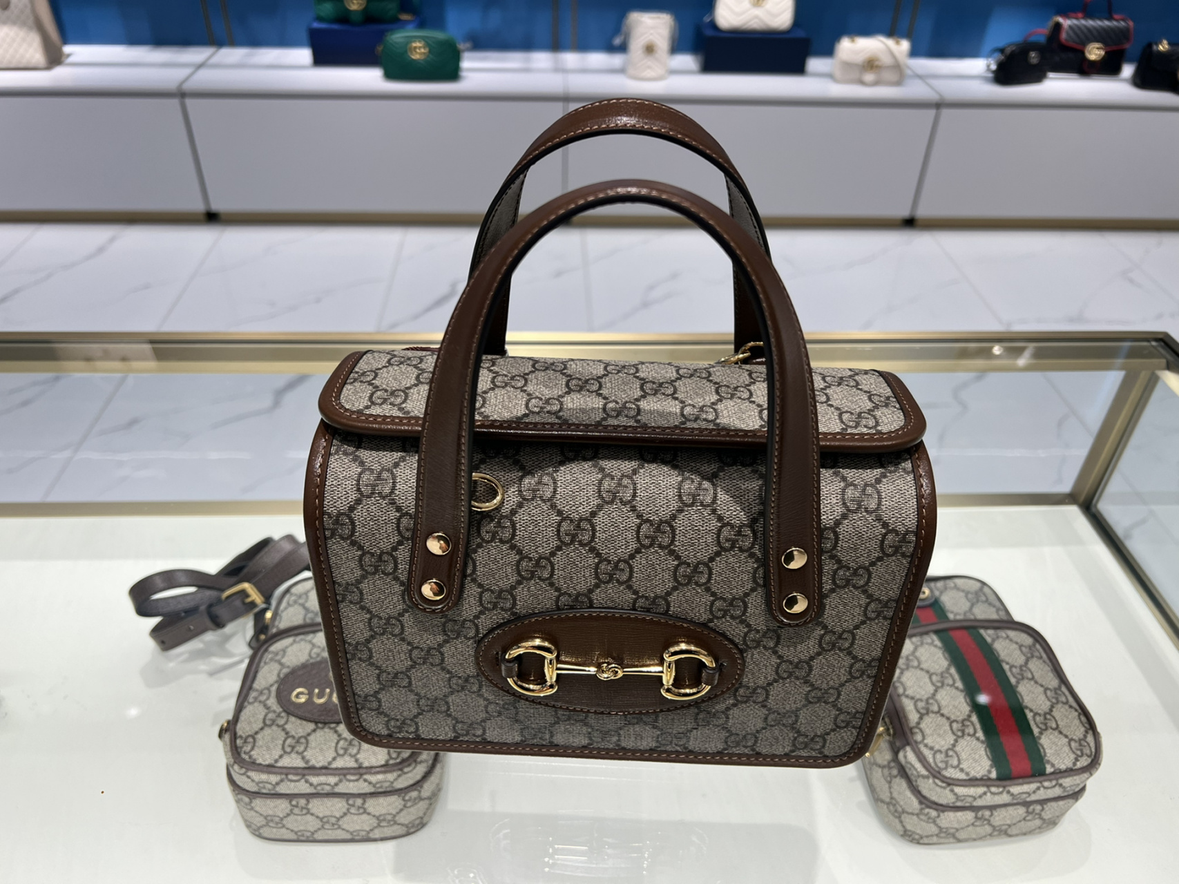 gucci古驰 1955 horsebit 马街扣盒子包 gucci古驰 1955 horsebit 马