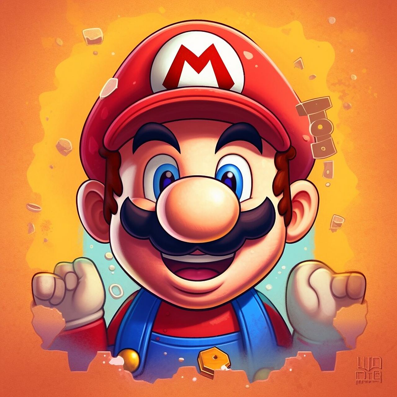金币大叔马里奥头像合集 飞狐设计,专注分享好看的壁纸,头像,所有素材