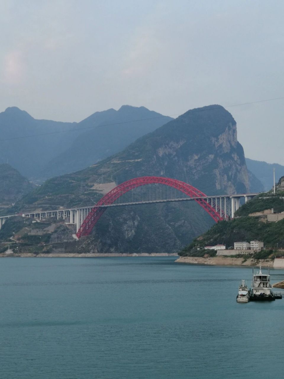 三峡|郭家坝看秭归长江大桥 ,大桥如长虹卧波,从宜昌出发,直达秭归郭