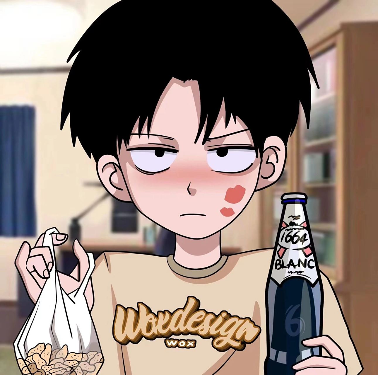 喝酒的男女生头像来喽