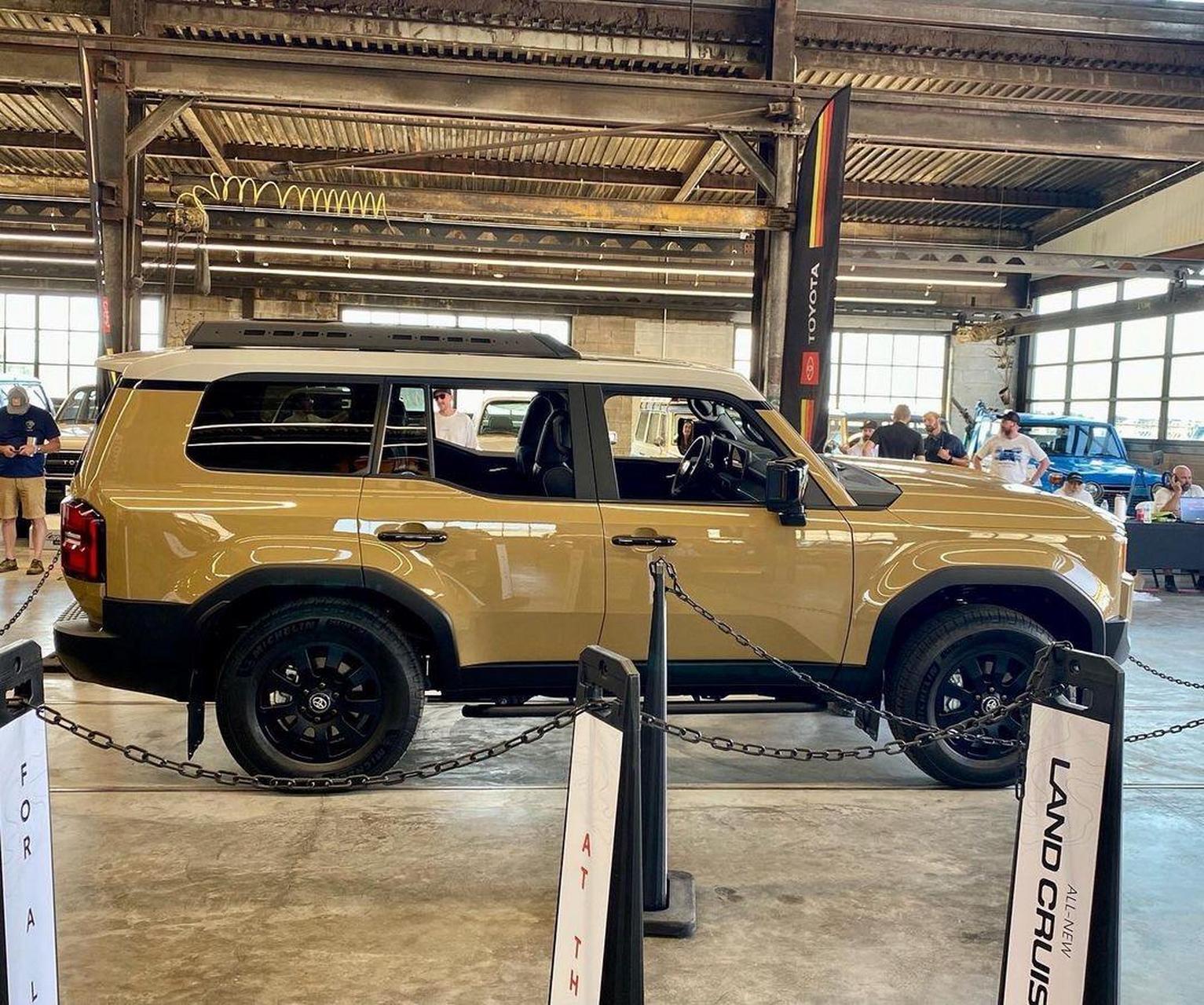 黄白双拼色,经典普拉多新设计!2024款新款普拉多lc250,主推2.