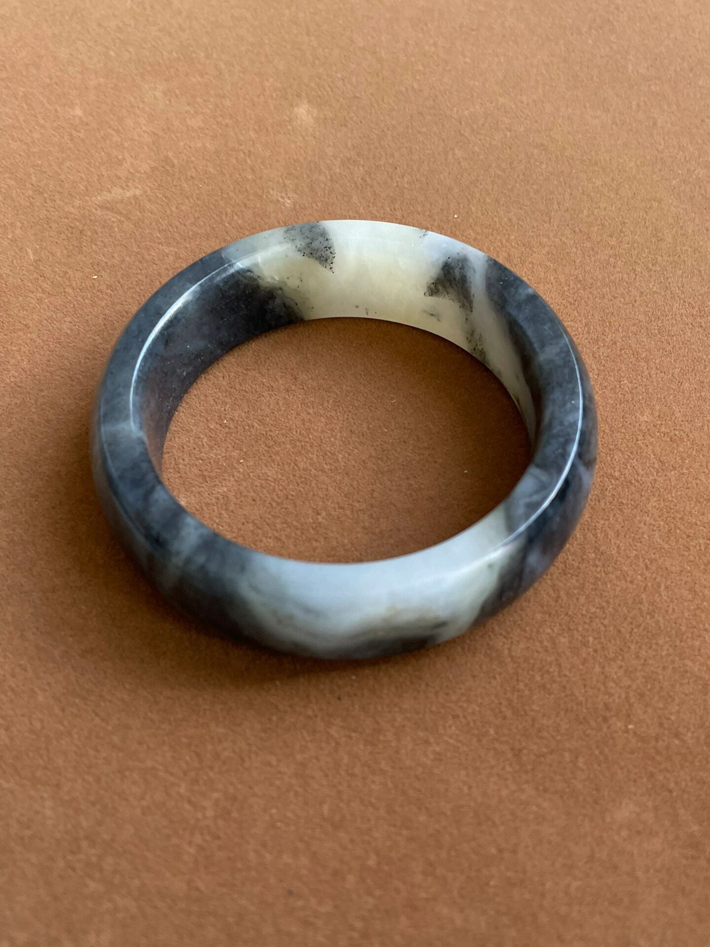 和田玉籽料青花手镯