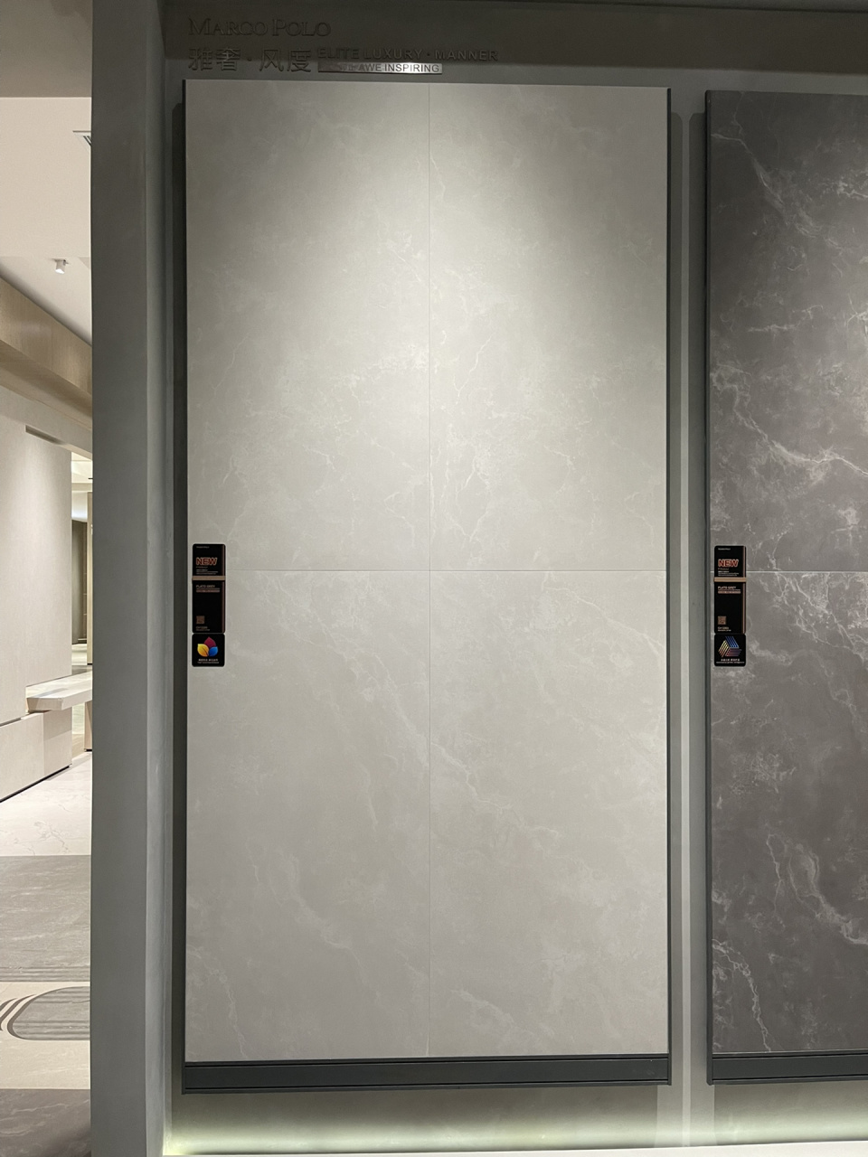 马可波罗瓷砖柔光新品之柏拉图灰ch12358 马可波罗瓷砖600x1200柔光新