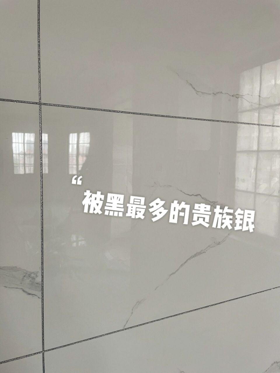 被全网黑的美缝颜色"贵族银"04 全屋用了贵族银效果没有小红书刷的