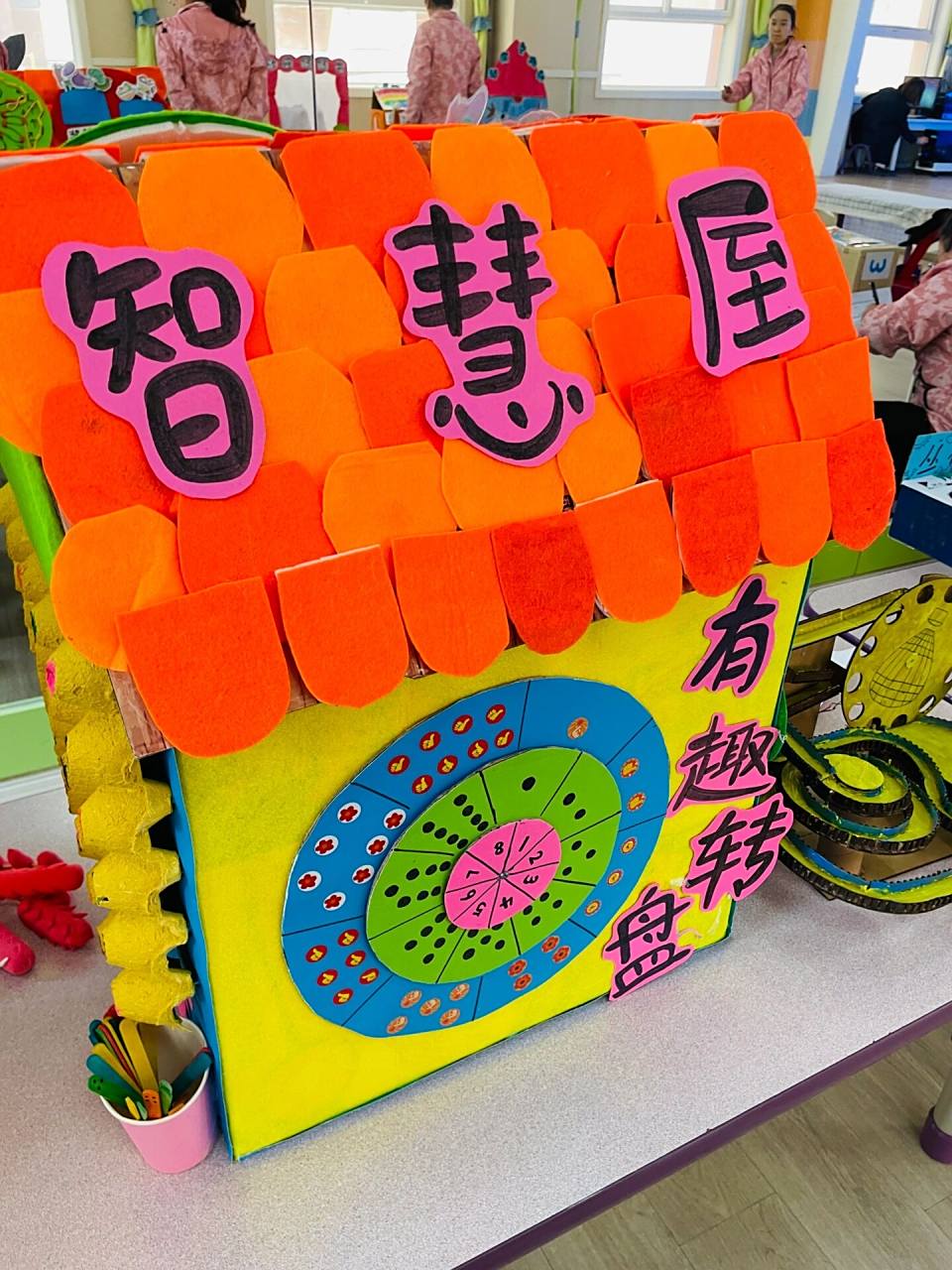 一等奖的自制玩教具 智慧屋