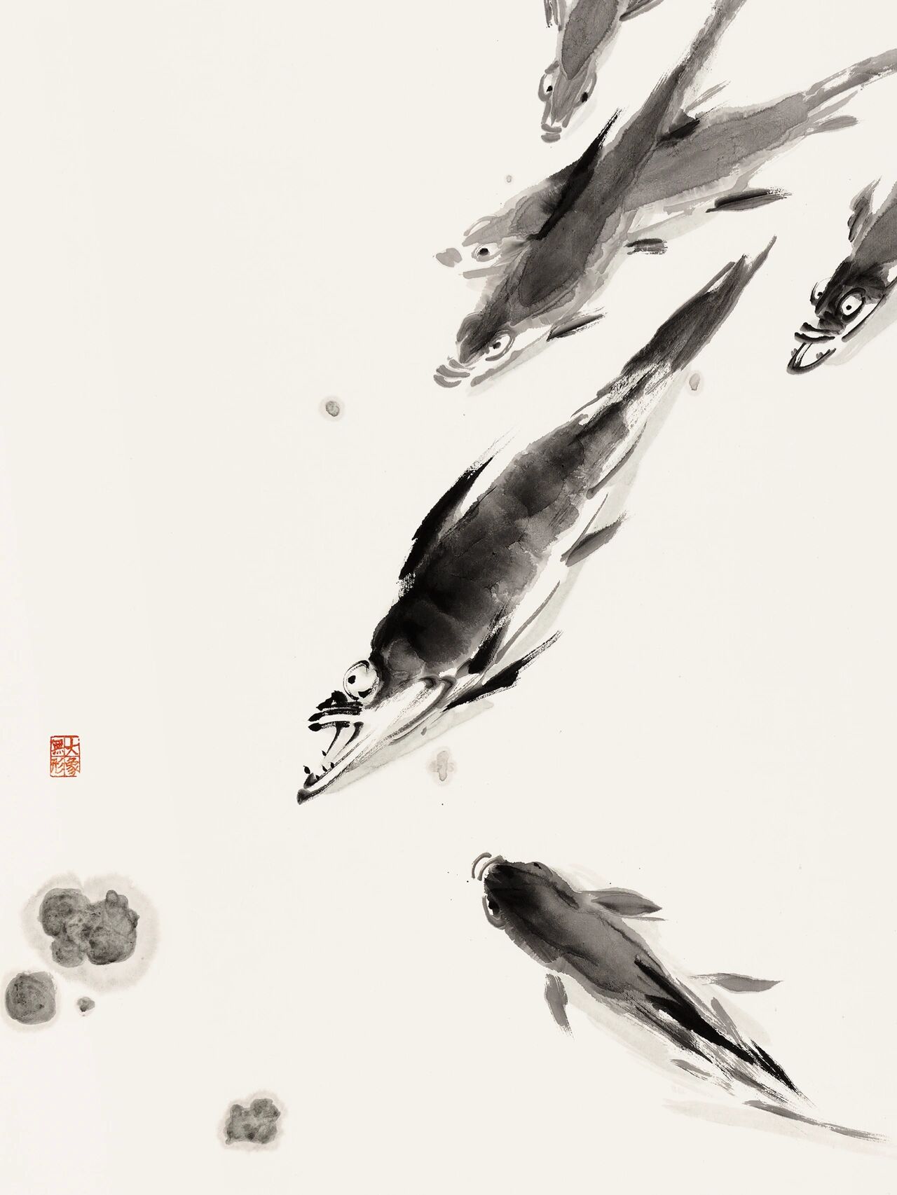 【中国画】一些小鱼