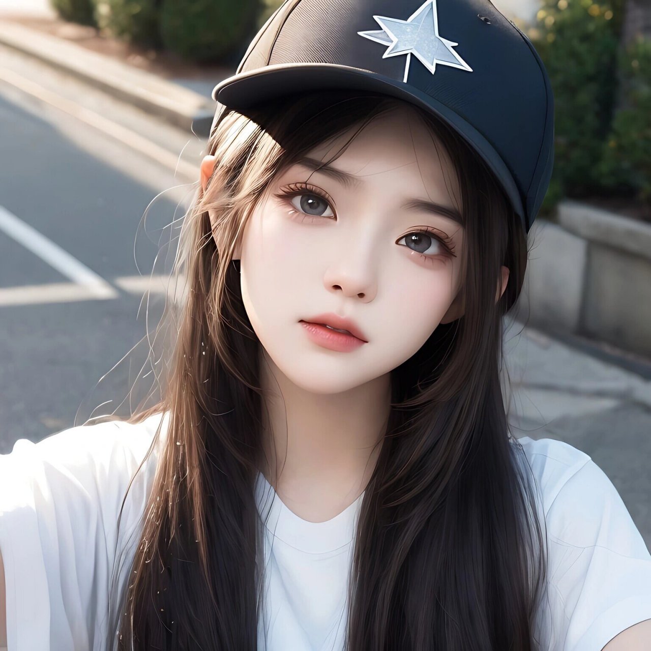 清新女生头像|戴帽子的漂亮小姐姐 #头像# #ai绘画有点东西# #笔记