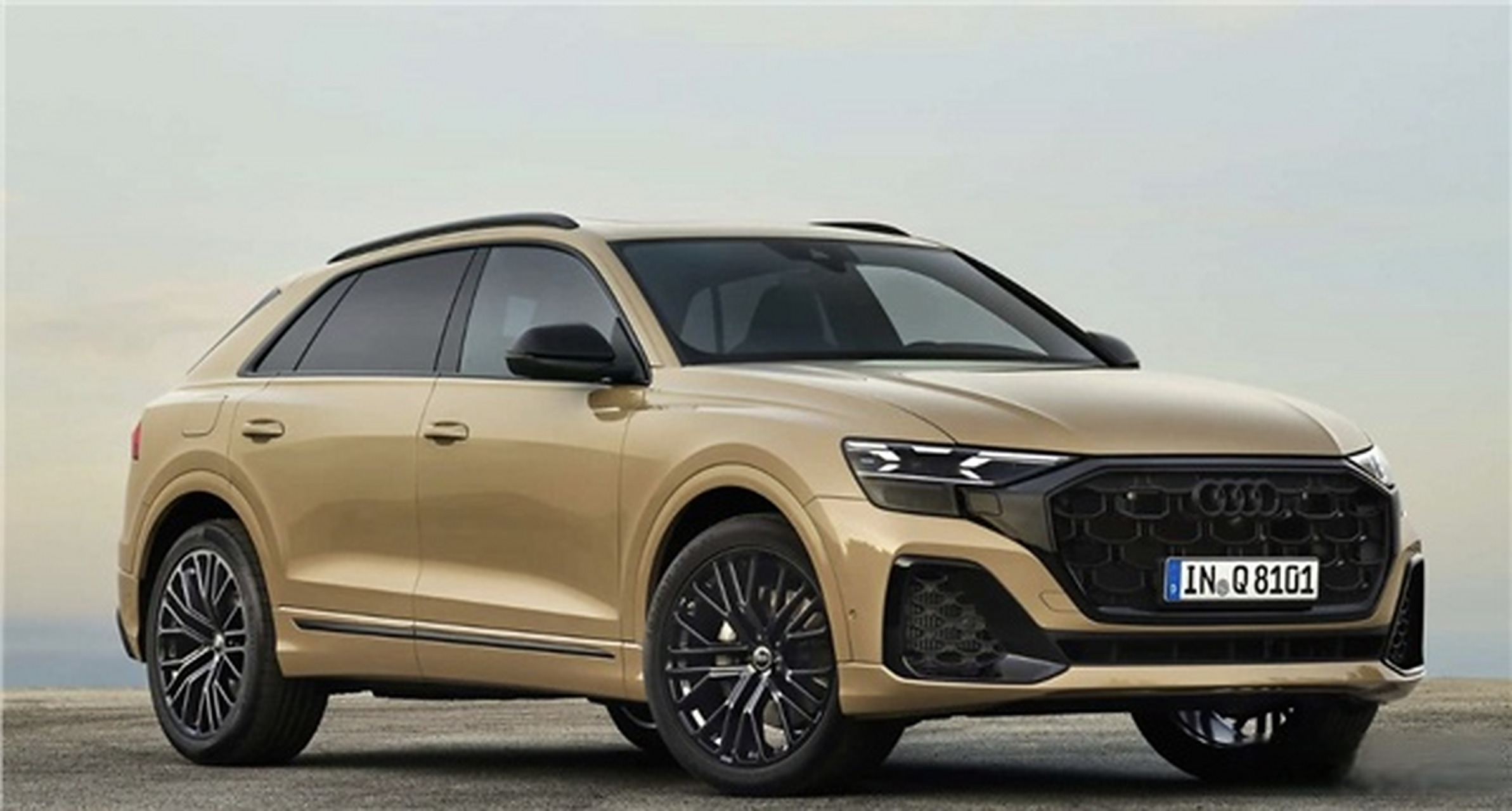 全新一代奥迪q8 奥迪q8/sq8的官图正式发布,比较有意思的是,大面积