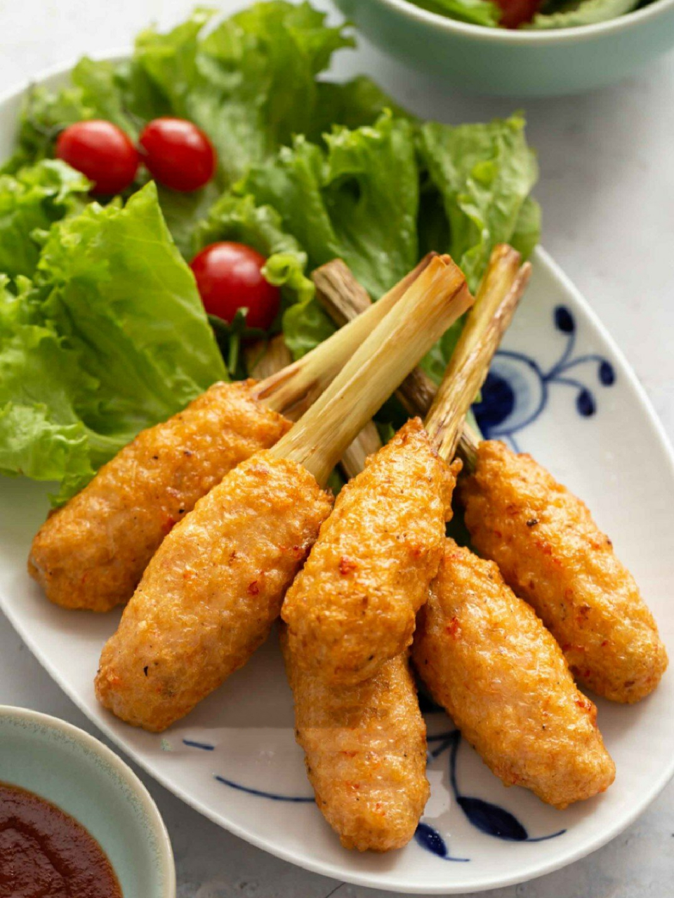 越南甘蔗虾97越南经典小吃75秘制虾肉制成 01甘蔗越南虾(或柠檬