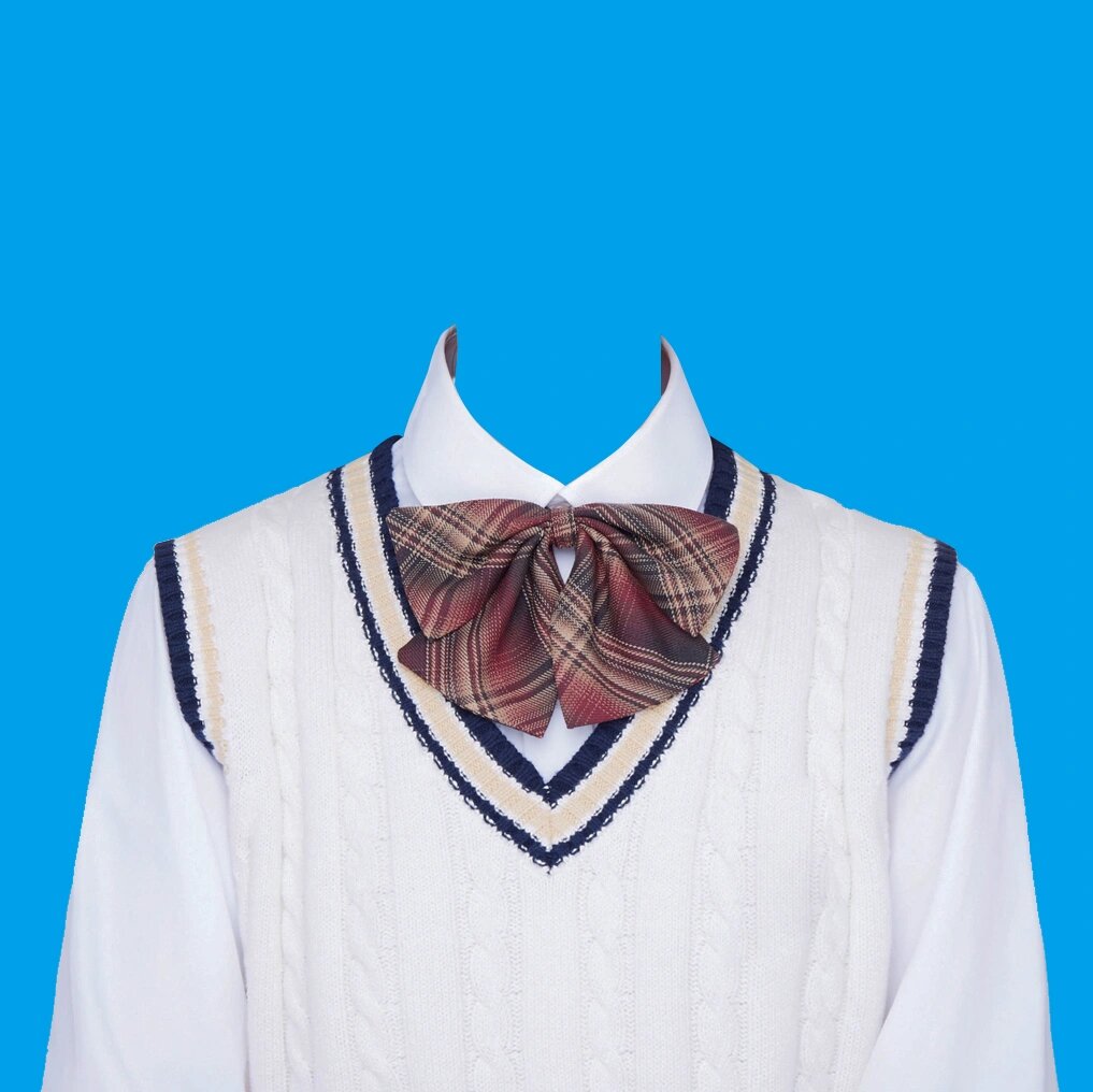 证件照换衣服模板换装韩式西装衬衫模板素材