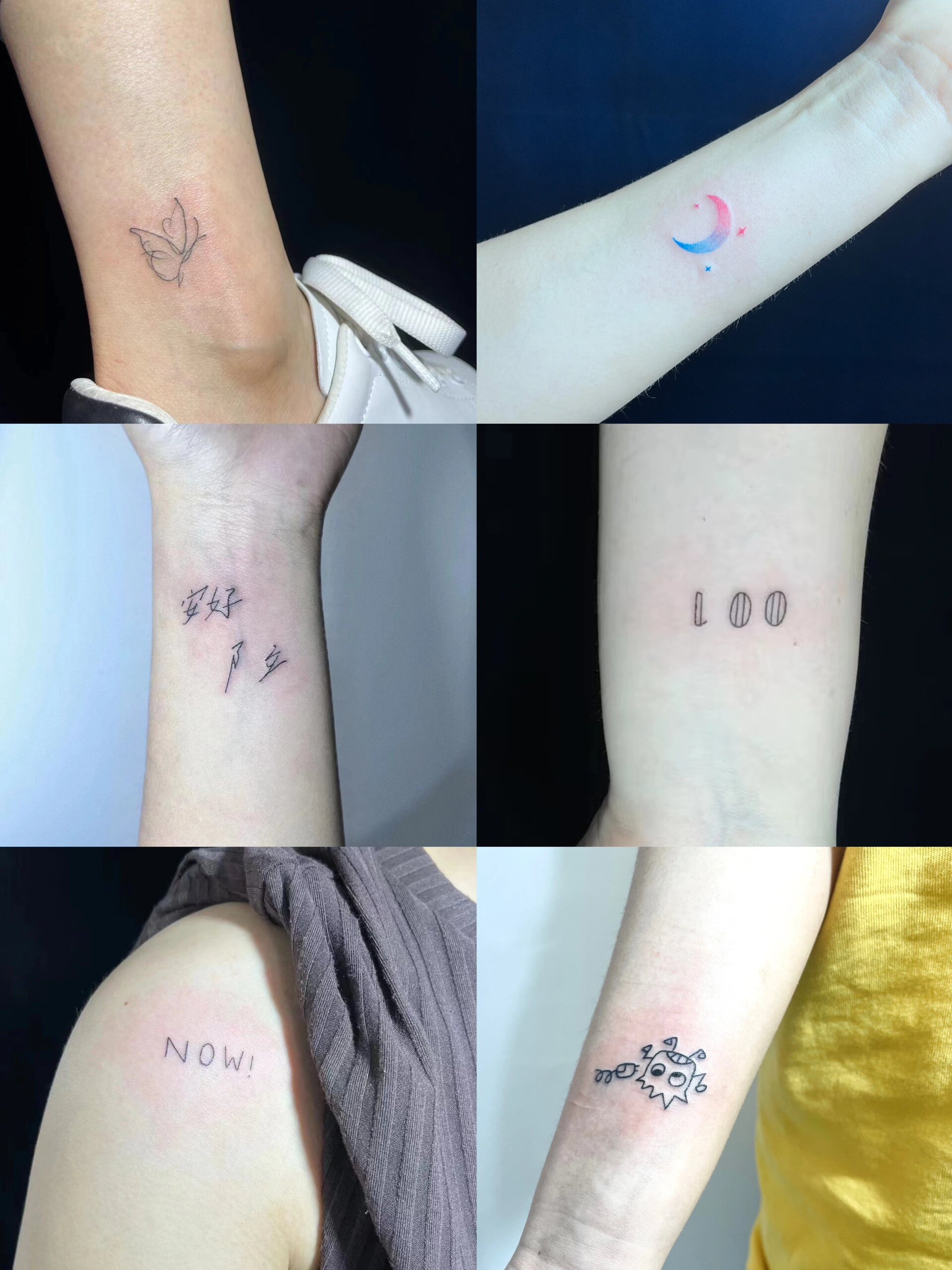 合肥纹身 | 小清新3cm纹身图案合集💗💗