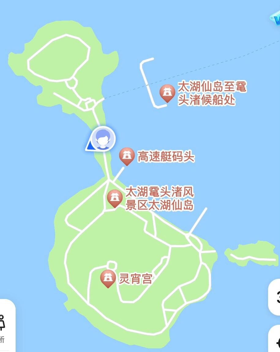 无锡鼋头渚地图高清图片