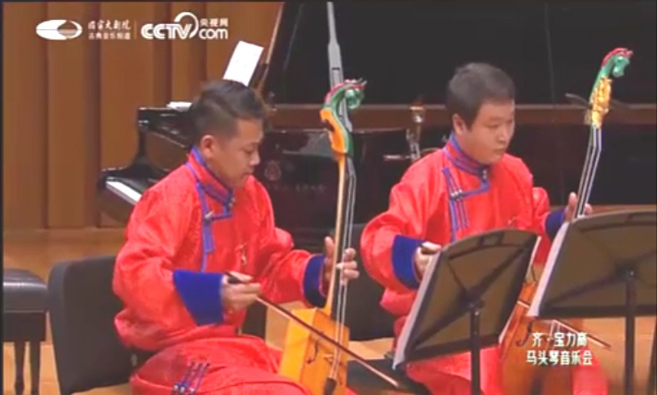 马头琴五重奏《色楞格河》:齐·宝力高野马马头琴乐团演奏