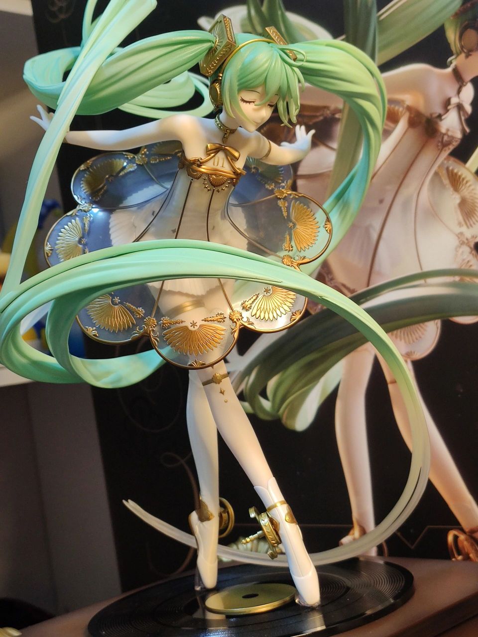 谁能拒绝初音! 八音盒 芭蕾舞造型 初音未来 谁能拒绝啊! 真的好优雅