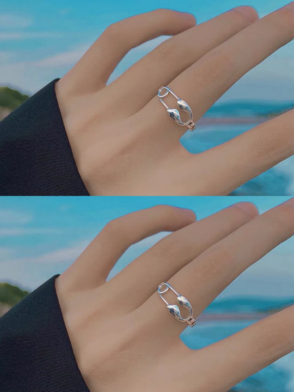 这是什么神仙回形针戒指95也太潮酷了吧 设计师用生活中常见的